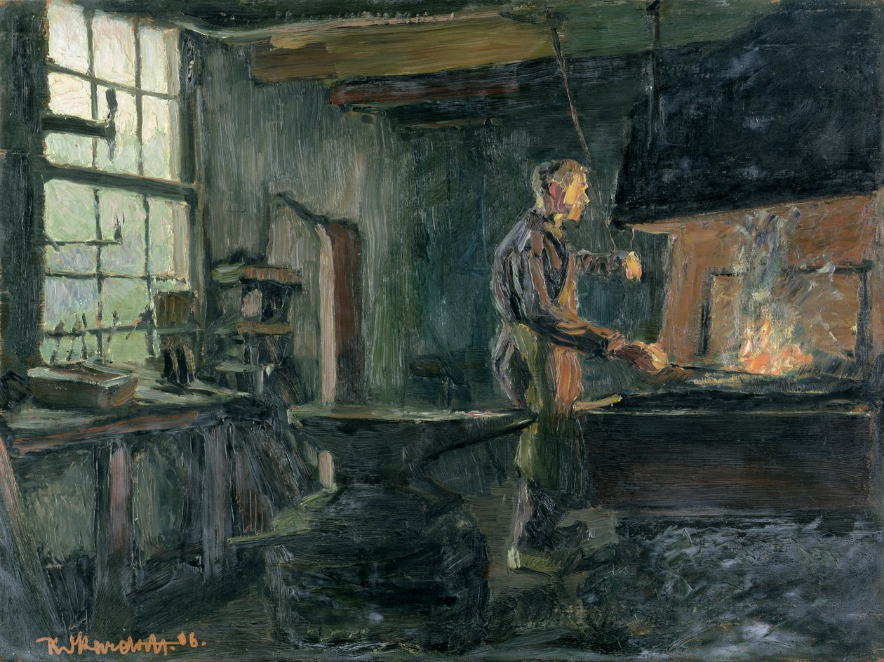 The Forge, 1906 tekijältä Konrad von Kardorff