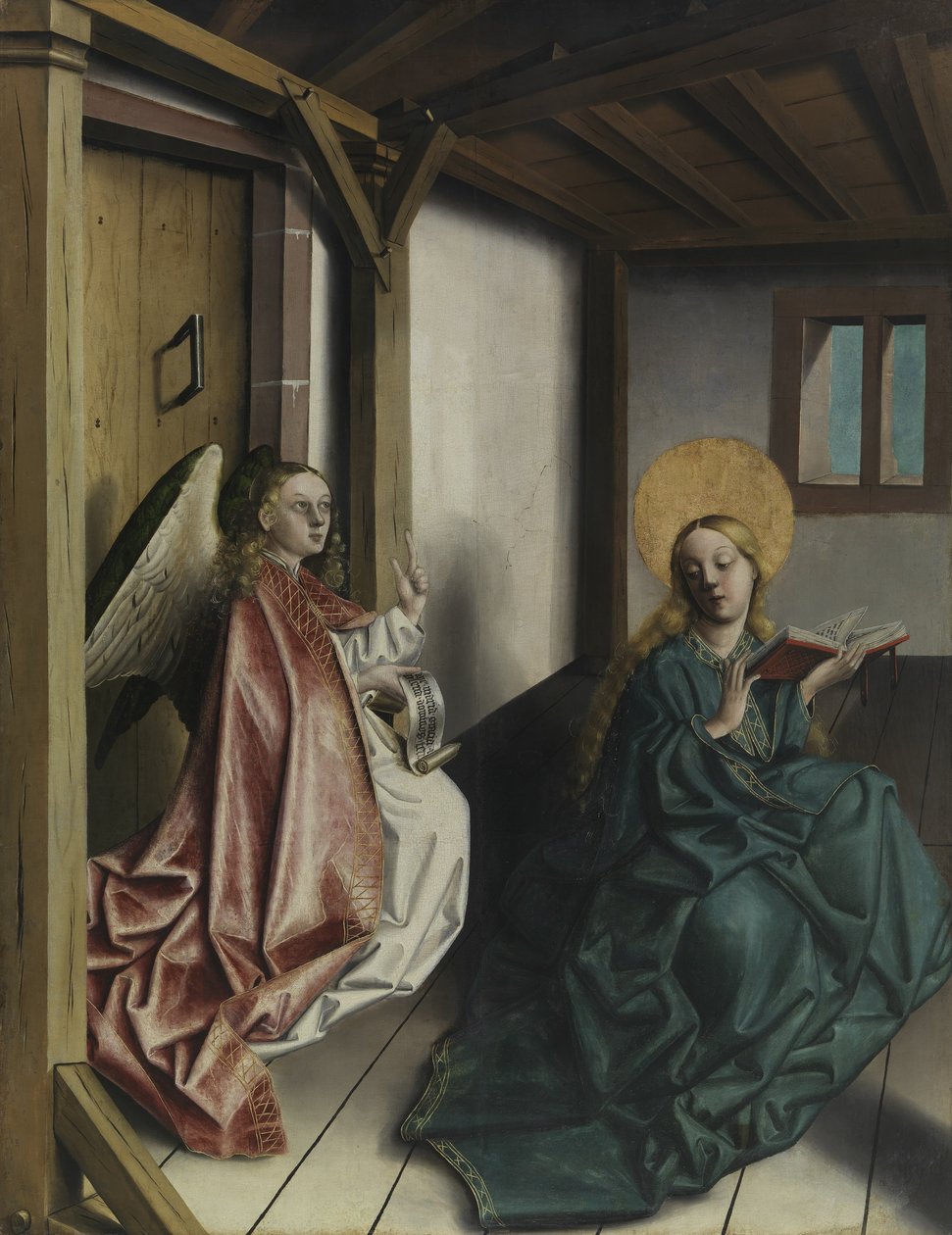 Saksa: Die Verkündigung an Maria The Annunciation (Marian ilmestys) tekijältä Konrad Witz