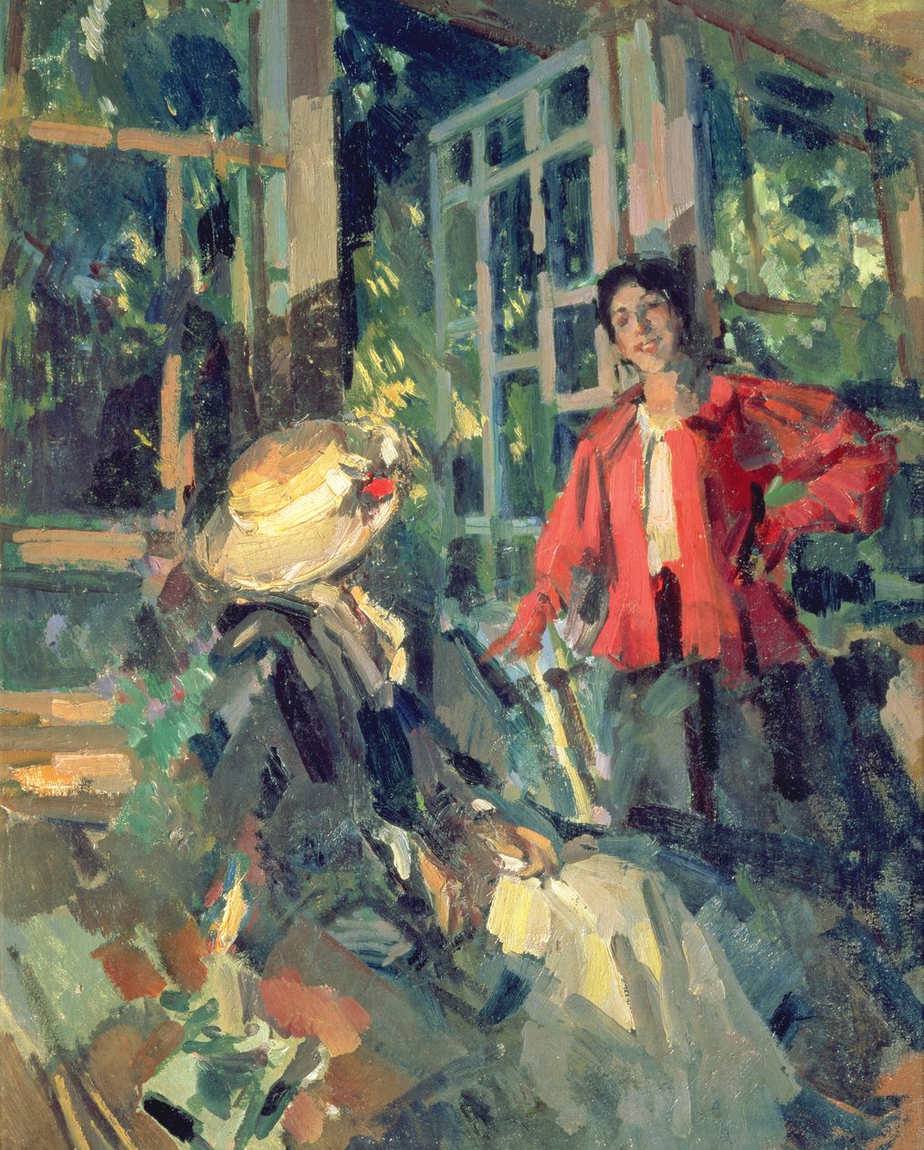 Ikkunalla, 1919 tekijältä Konstantin Alekseevich Korovin