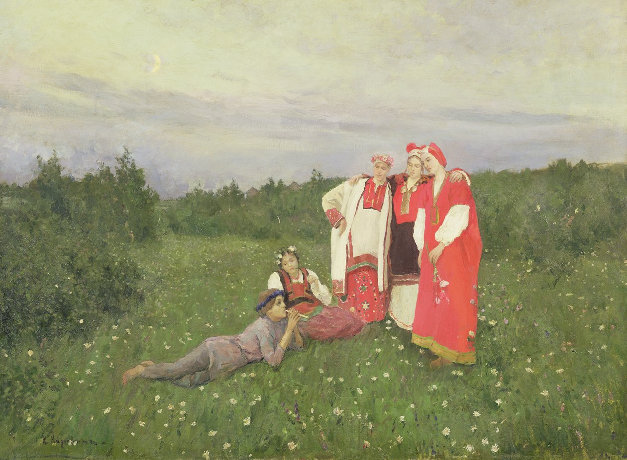 Northern Idyll, 1886 tekijältä Konstantin Alekseevich Korovin