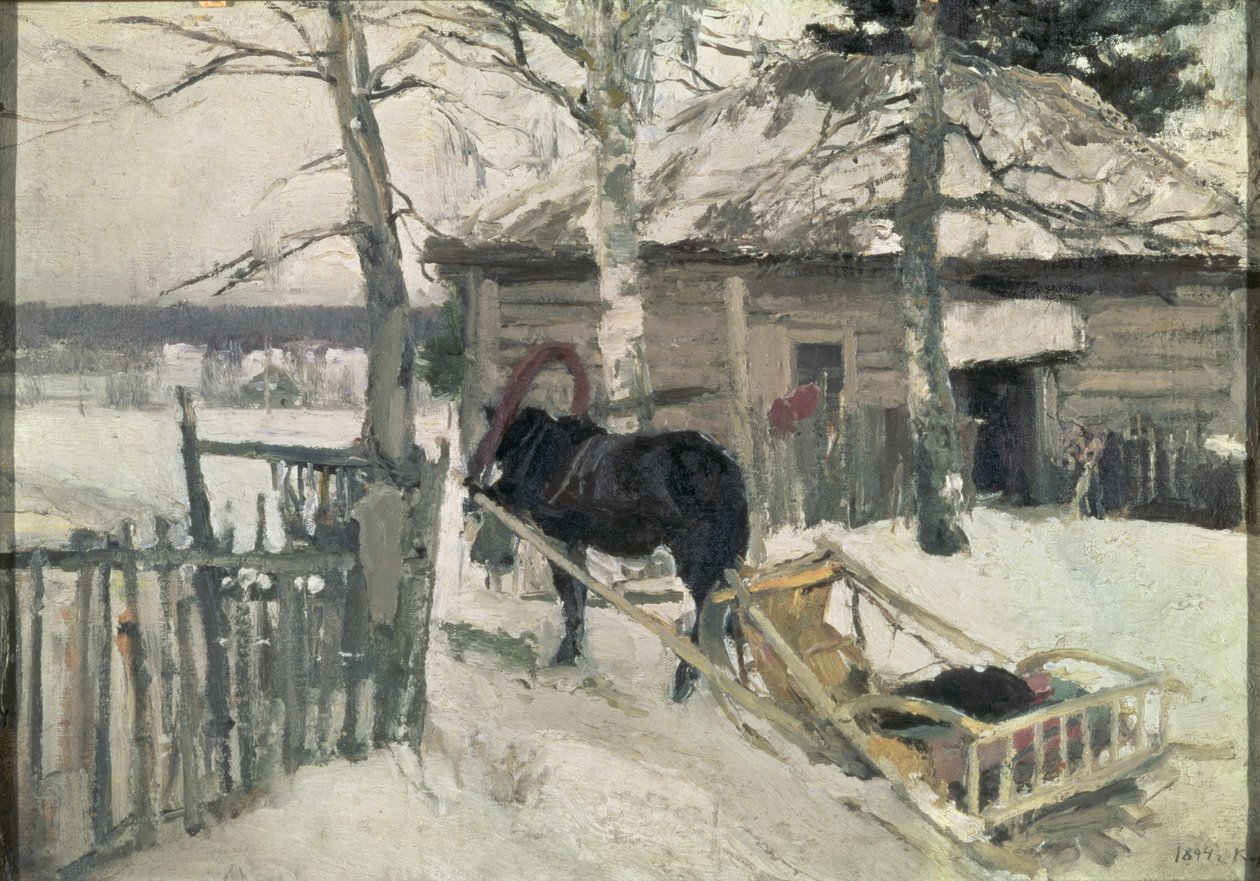Talvi, 1894 tekijältä Konstantin Alekseevich Korovin