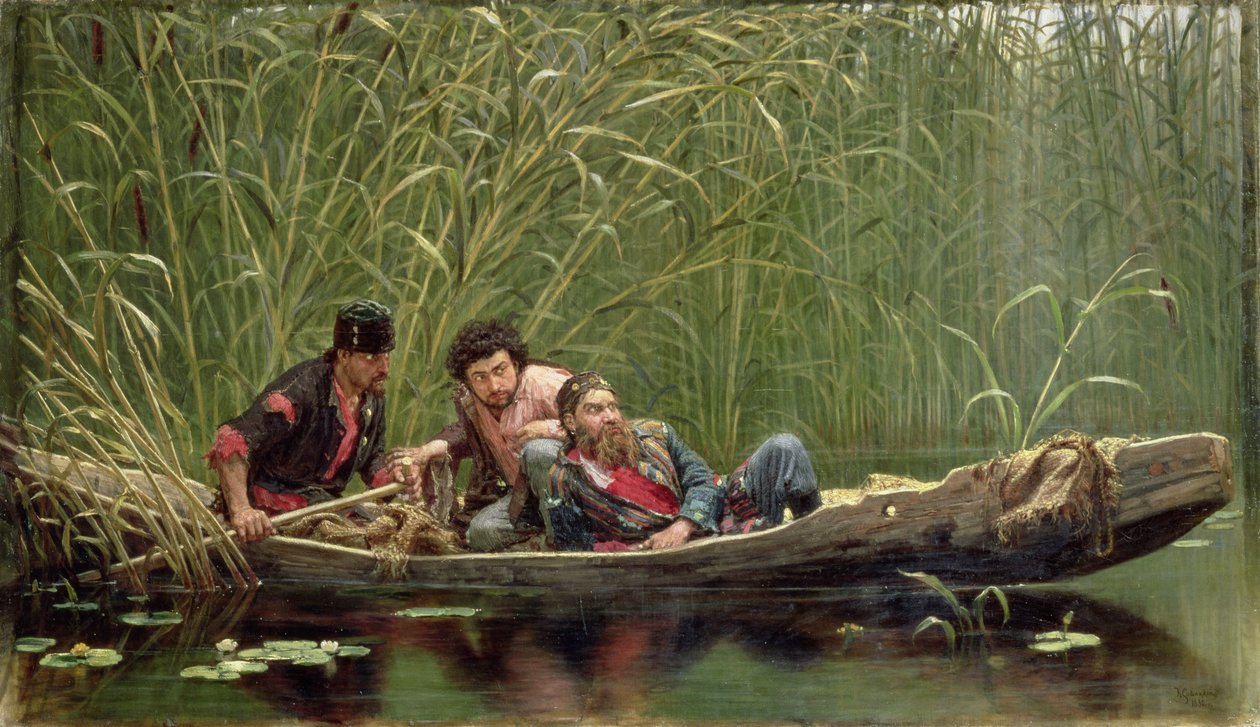 Epäilyttävät ihmiset, 1882 tekijältä Konstantin Apollonovich Savitsky