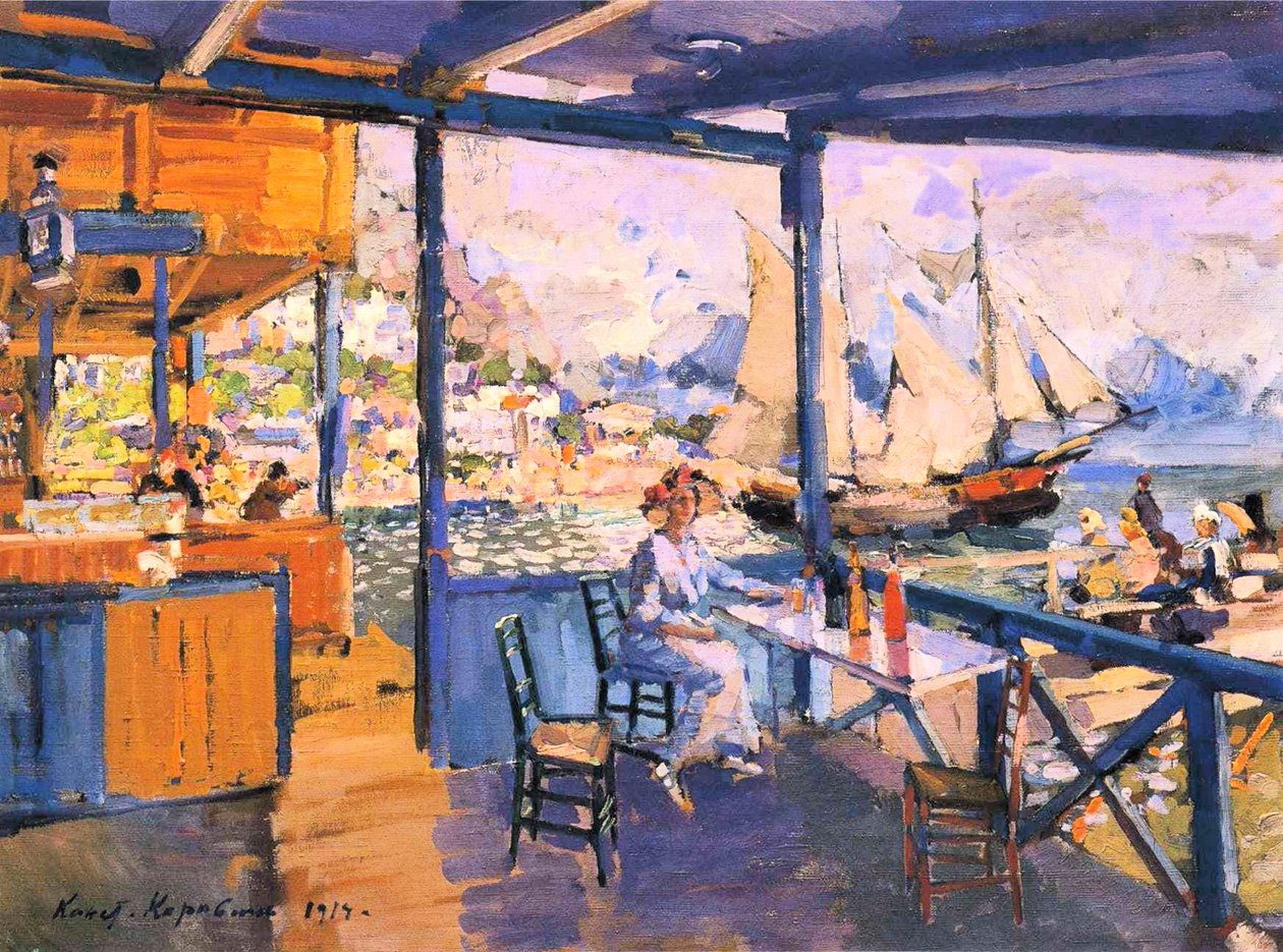 Laituri Gurzufnissa tekijältä Konstantin Alekseevich Korovin