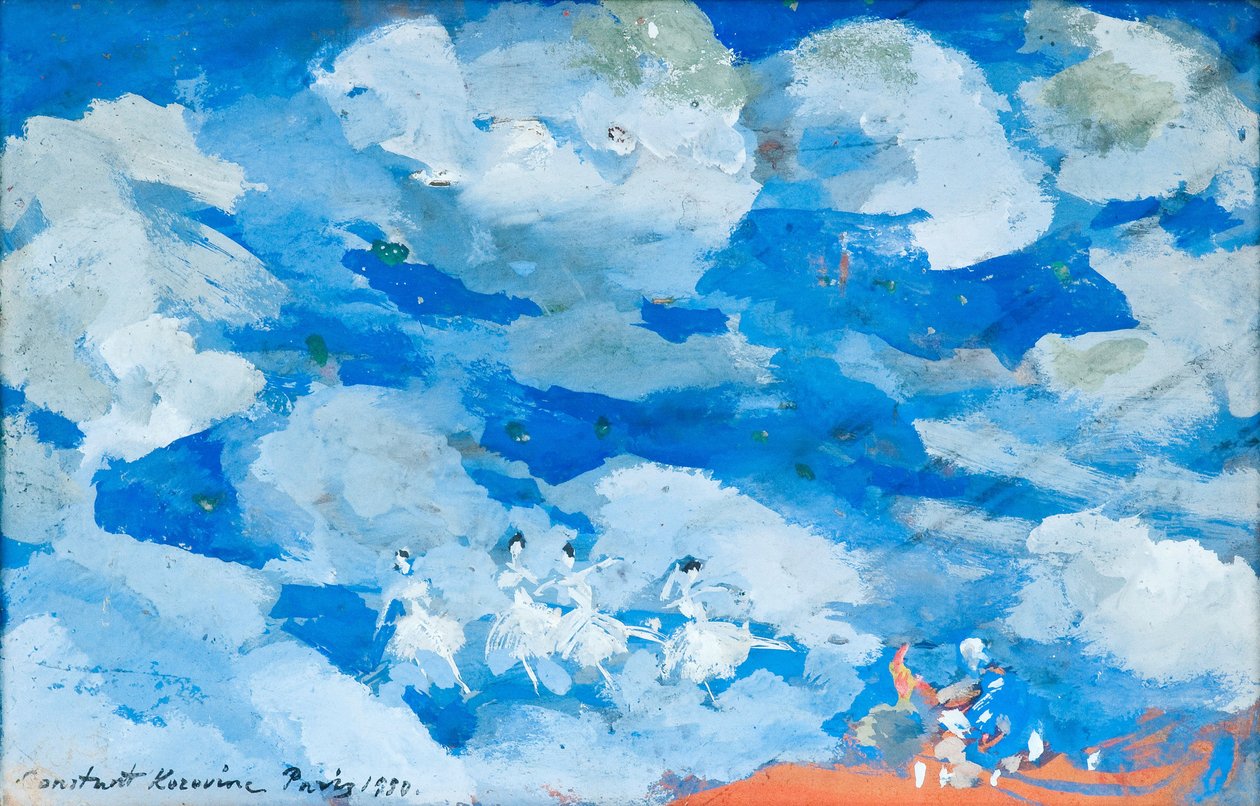Balettitanssijat, 1930 tekijältä Konstantin Alekseevich Korovin