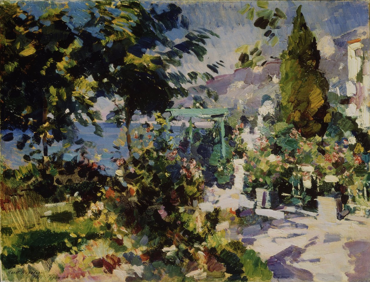 Gurzuf, 1917 tekijältä Konstantin Alekseevich Korovin