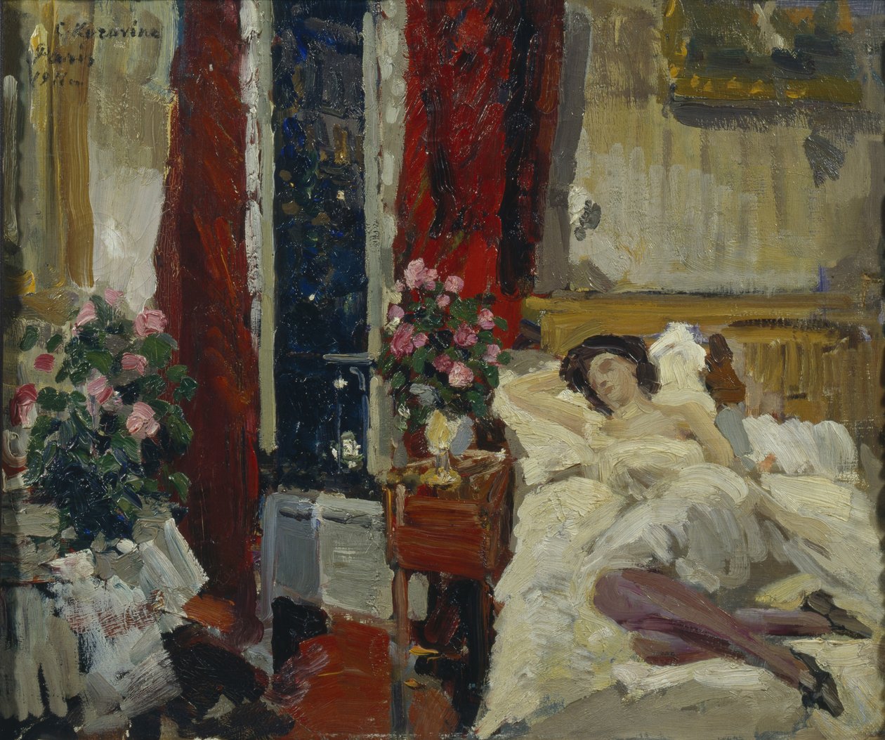 Huoneessa tekijältä Konstantin Alekseevich Korovin