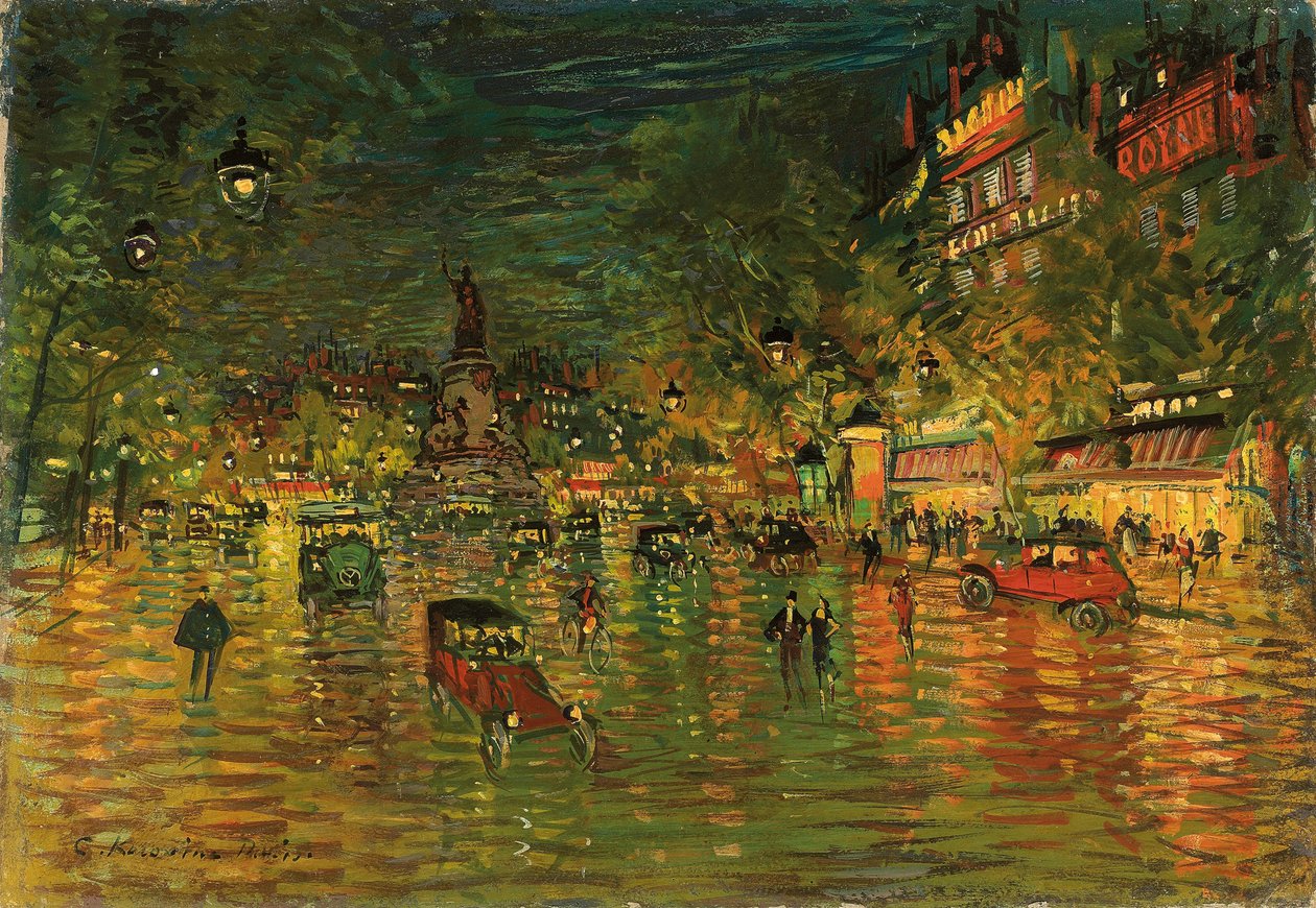 Tasavallan aukio, Pariisi tekijältä Konstantin Alekseevich Korovin