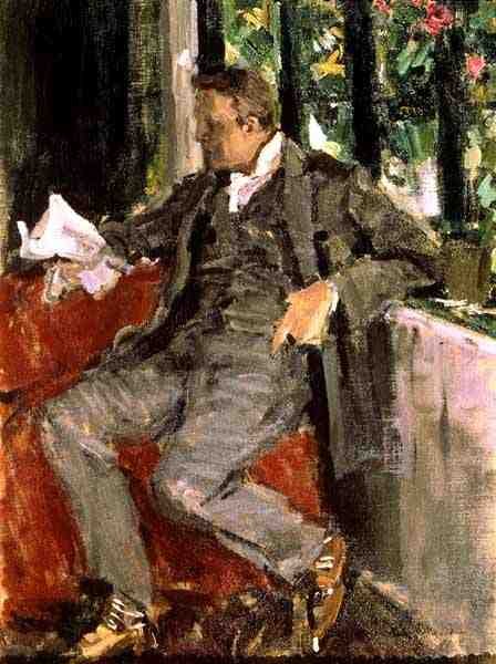 Muotokuva Feodor Ivanovich Chaliapinista (1873-1938) tekijältä Konstantin Alekseevich Korovin