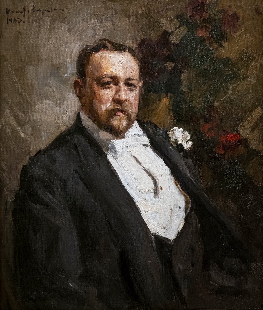 Ivan Abramovitš Morozovin muotokuva tekijältä Konstantin Alekseevich Korovin