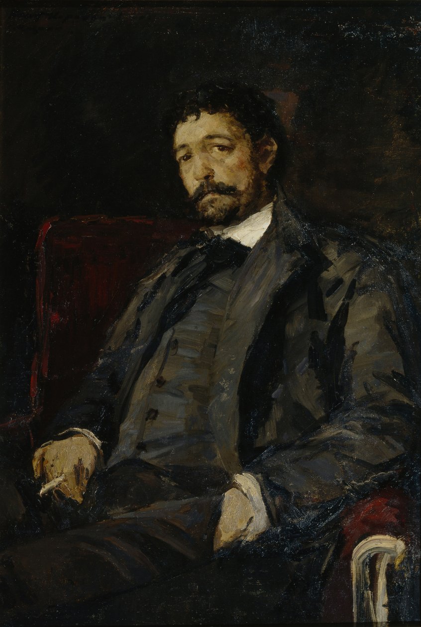 Oopperalaulaja Angelo Masinin muotokuva 1844-1926 tekijältä Konstantin Alekseevich Korovin