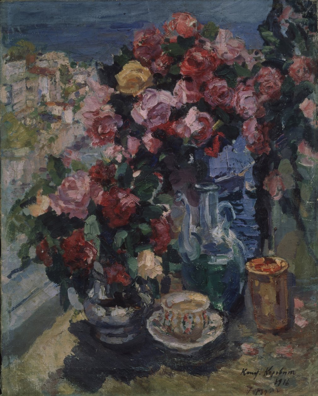 Ruusut. Gurzuf, 1916 tekijältä Konstantin Alekseevich Korovin
