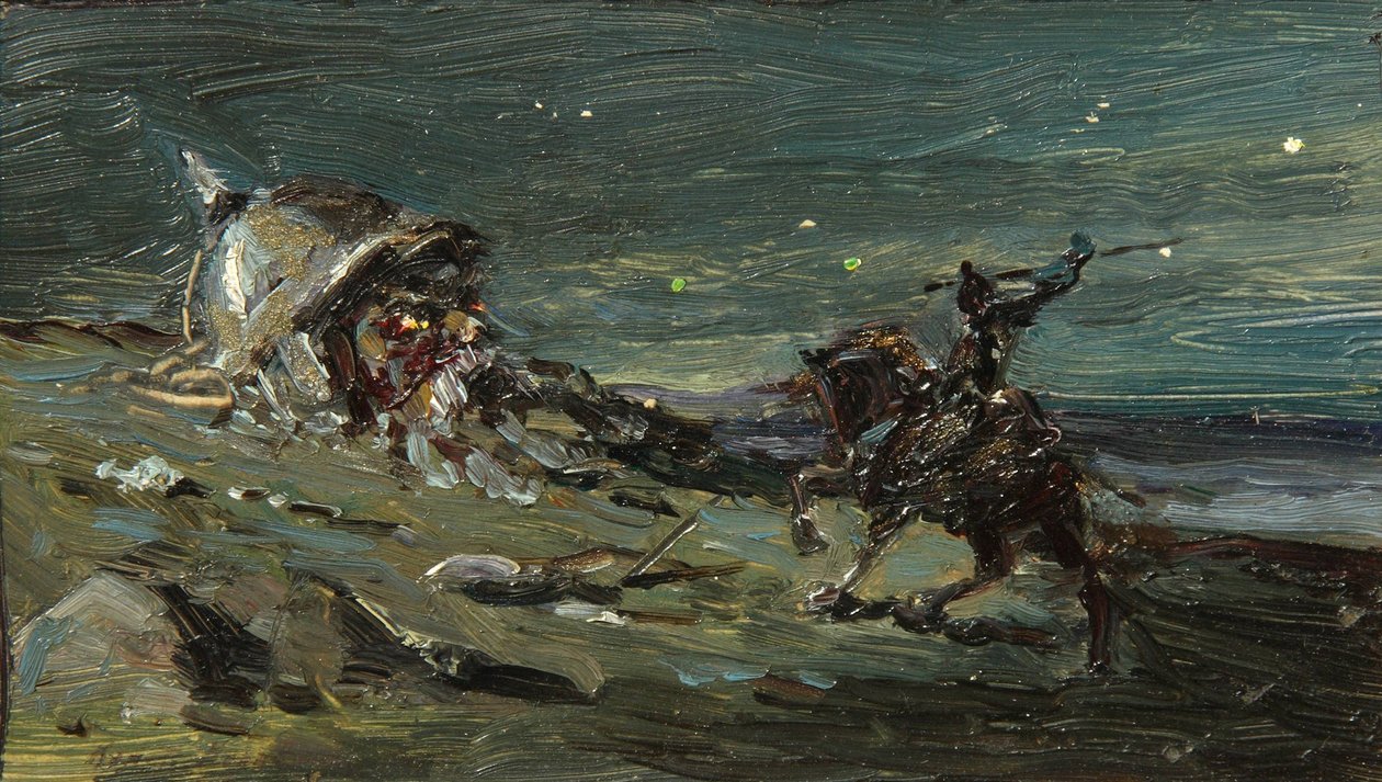 Lavastus M. Glinkan oopperaan Ruslan ja Ljudmila tekijältä Konstantin Alekseevich Korovin