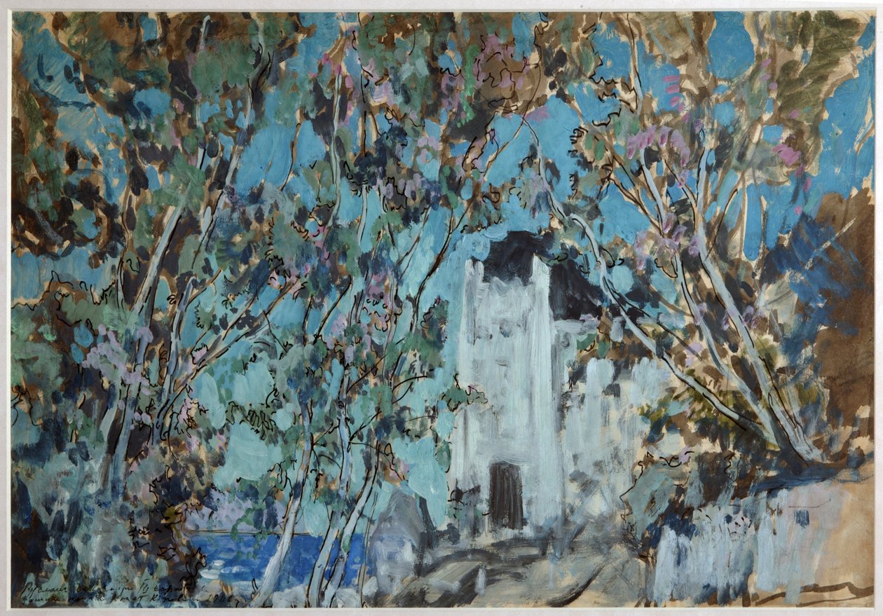 Lavastus M. Glinkan oopperaan Ruslan ja Ljudmila, 1906 tekijältä Konstantin Alekseevich Korovin