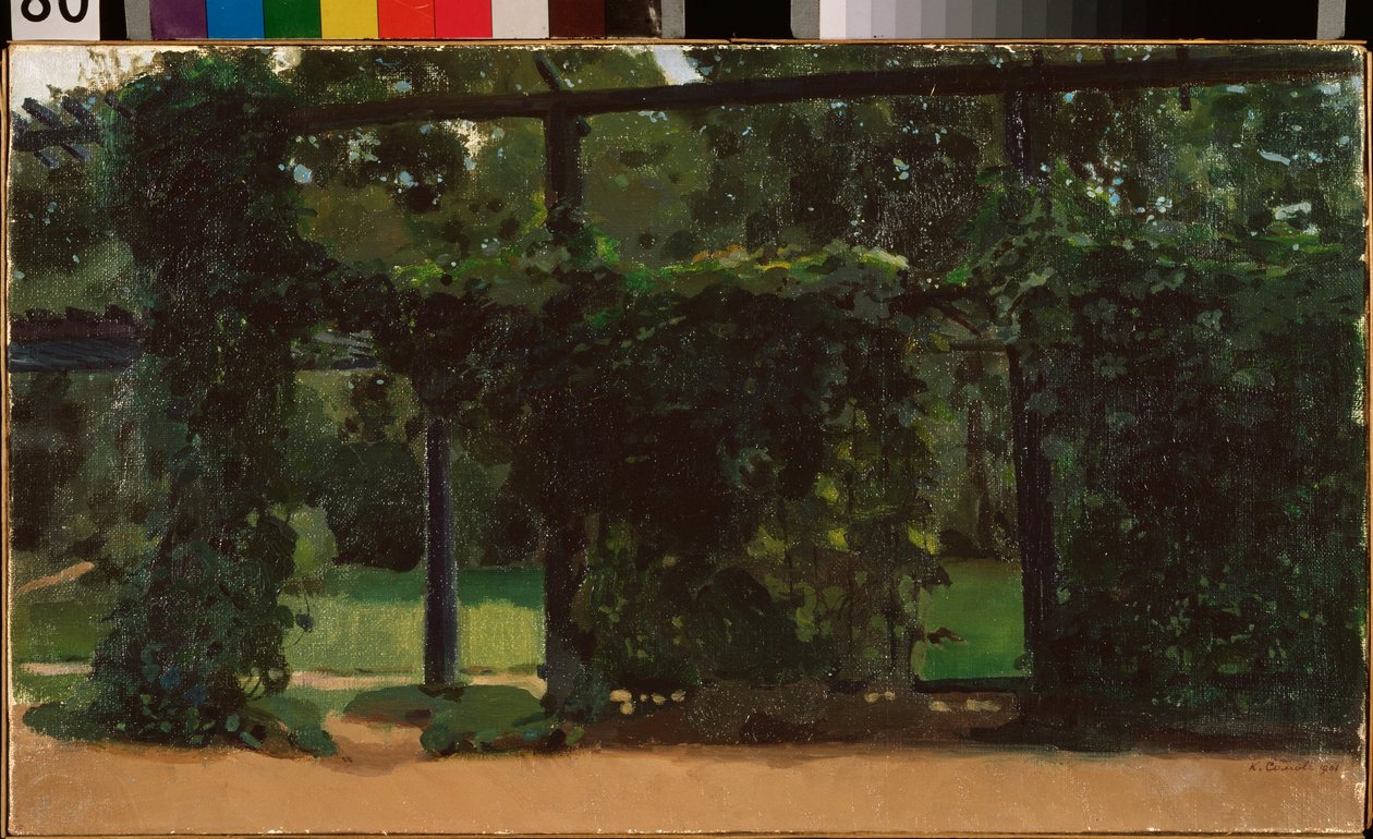 Lehto. Konstantin (Konstantin) Andrejevitš Somovin (1869-1939) maalaus öljy kankaalle tekijältä Konstantin Andreevic Somov
