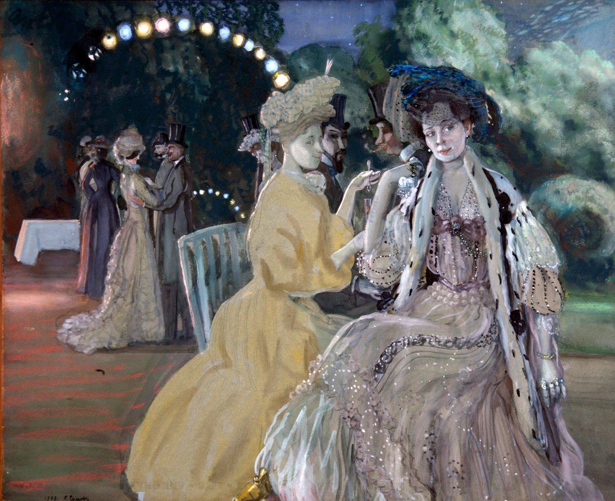 Courtesaanit, 1903. tekijältä Konstantin Andreyevich Somov
