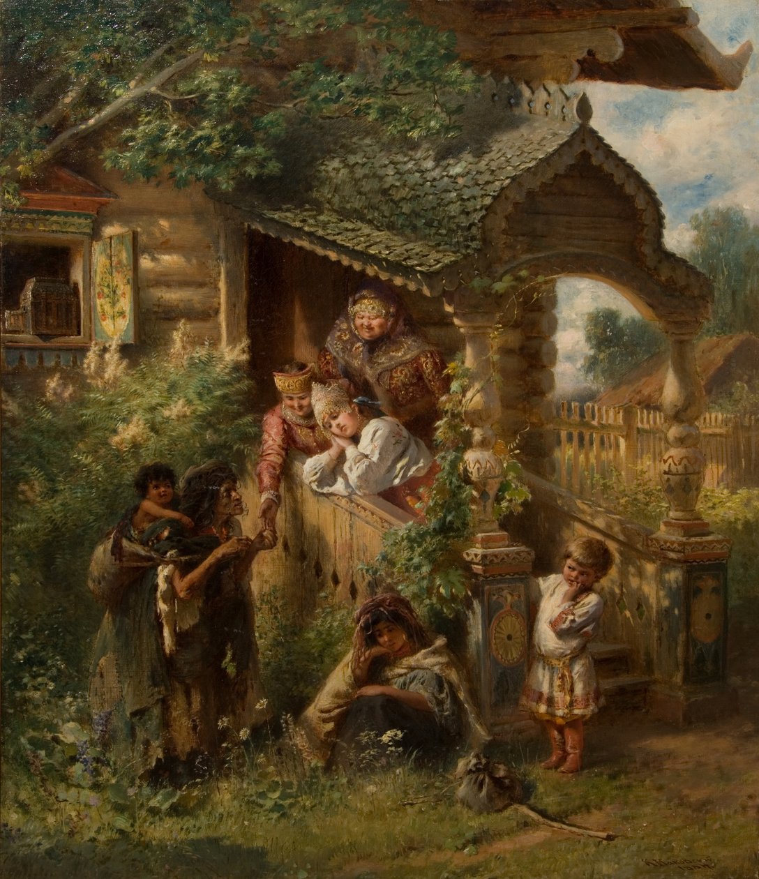 Ennustaminen, 1884 tekijältä Konstantin Egorovich Makovsky