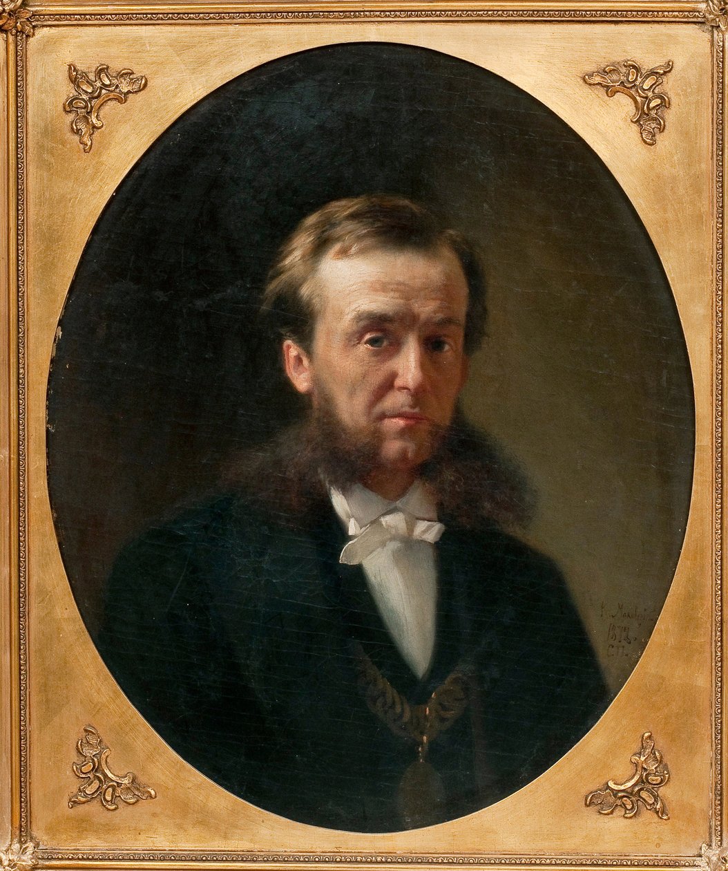 Portrait du Comte Piotr Aleksandrovitch Valouiev (Pyotr Aleksandrovich Valuev) (1815-1890) - Peinture de Konstantin Yegorovich Makovsky (1839-1915), huile sur cartonfinnish tekijältä Konstantin Egorovich Makovsky