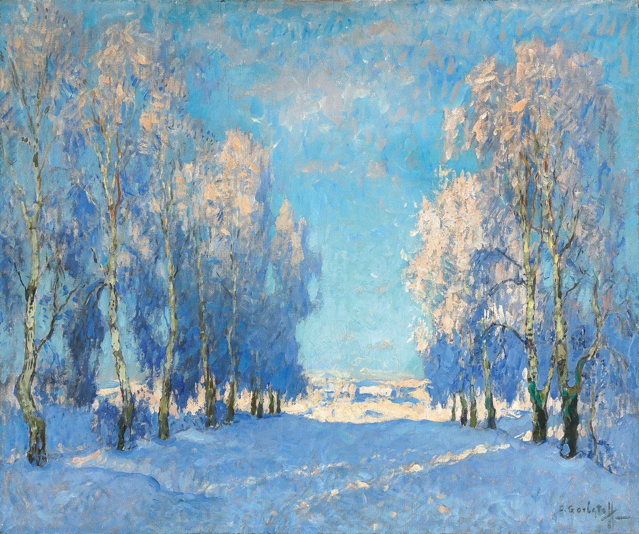 Talvipäivä, 1934 tekijältä Konstantin Ivanovich Gorbatov