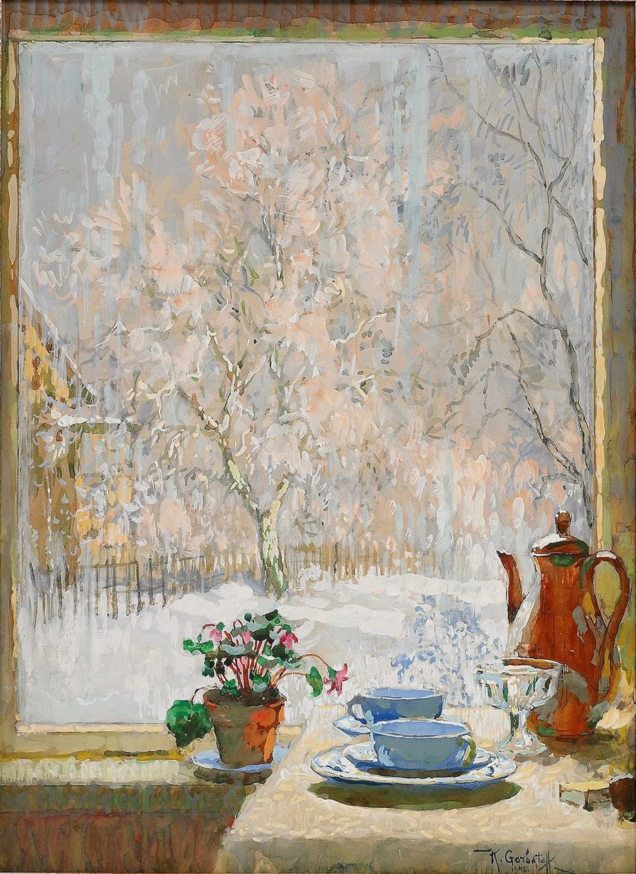 Ikkunan läpi talvella, 1945 tekijältä Konstantin Ivanovich Gorbatov