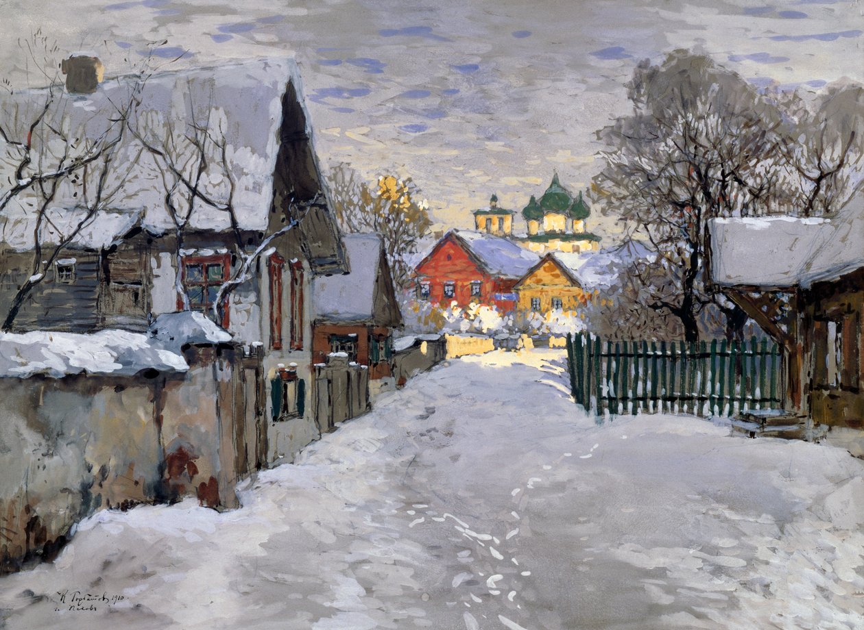 Talviyö, Pihkovan nurkka tekijältä Konstantin Ivanovich Gorbatov