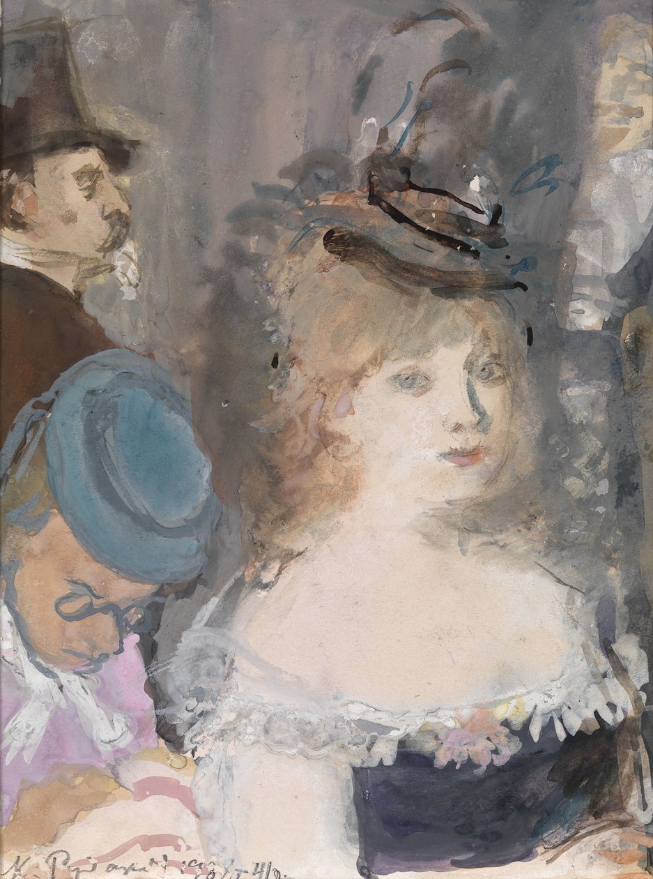 Guy de Maupassantin kuvitus Boule de Suifille tekijältä Konstantin Ivanovich Rudakov