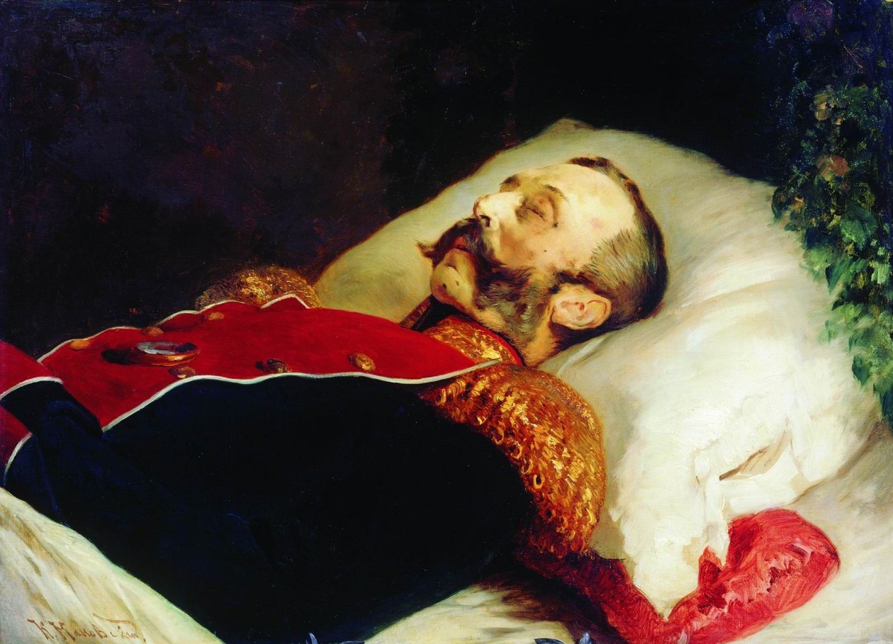 Konstantin Makovski Aleksanteri II näyttämöllä 1881 tekijältä Konstantin Makovsky