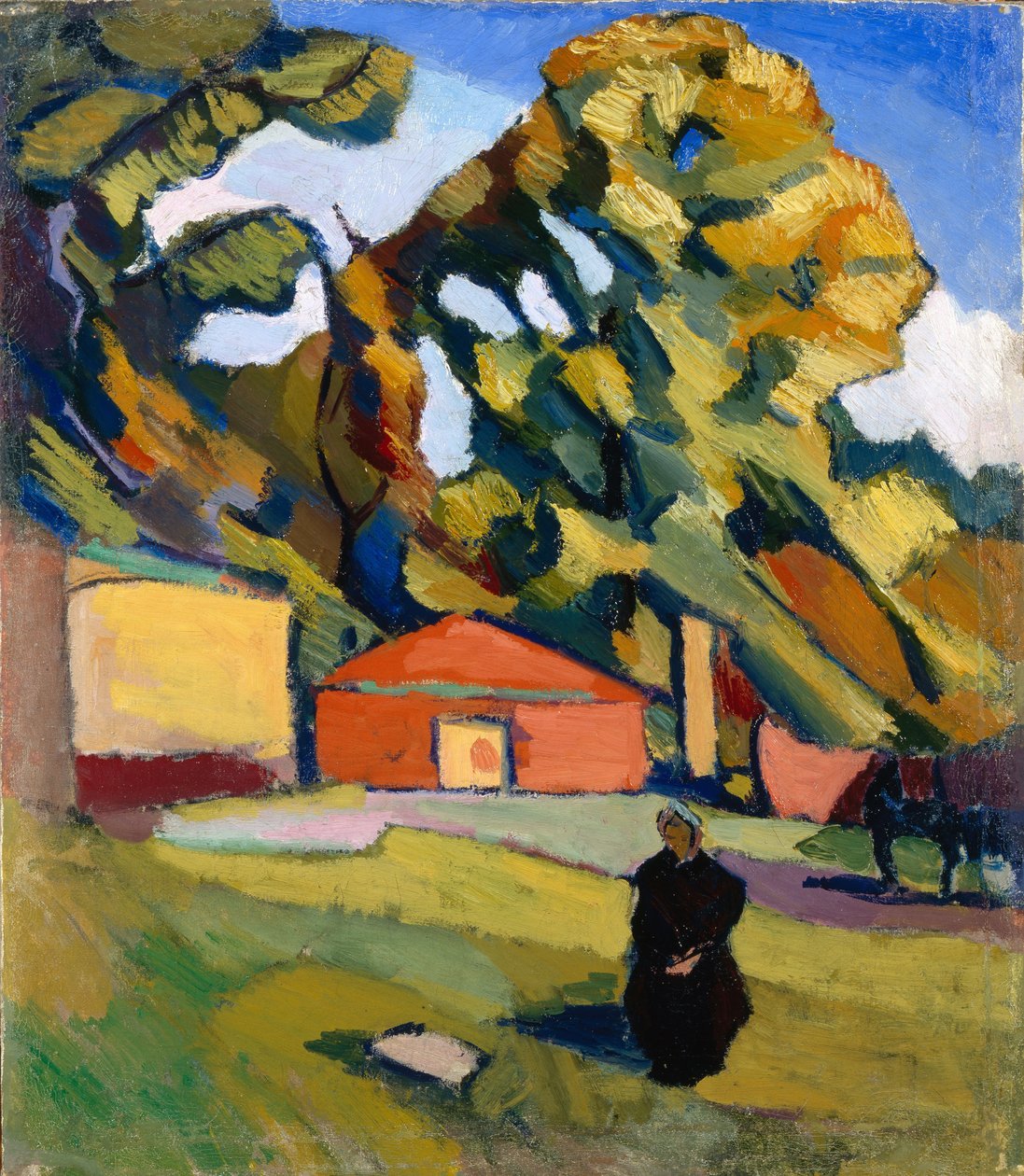 Koristeellinen maisema, 1928-1929 tekijältä Konstantin Nikolayevich Istomin