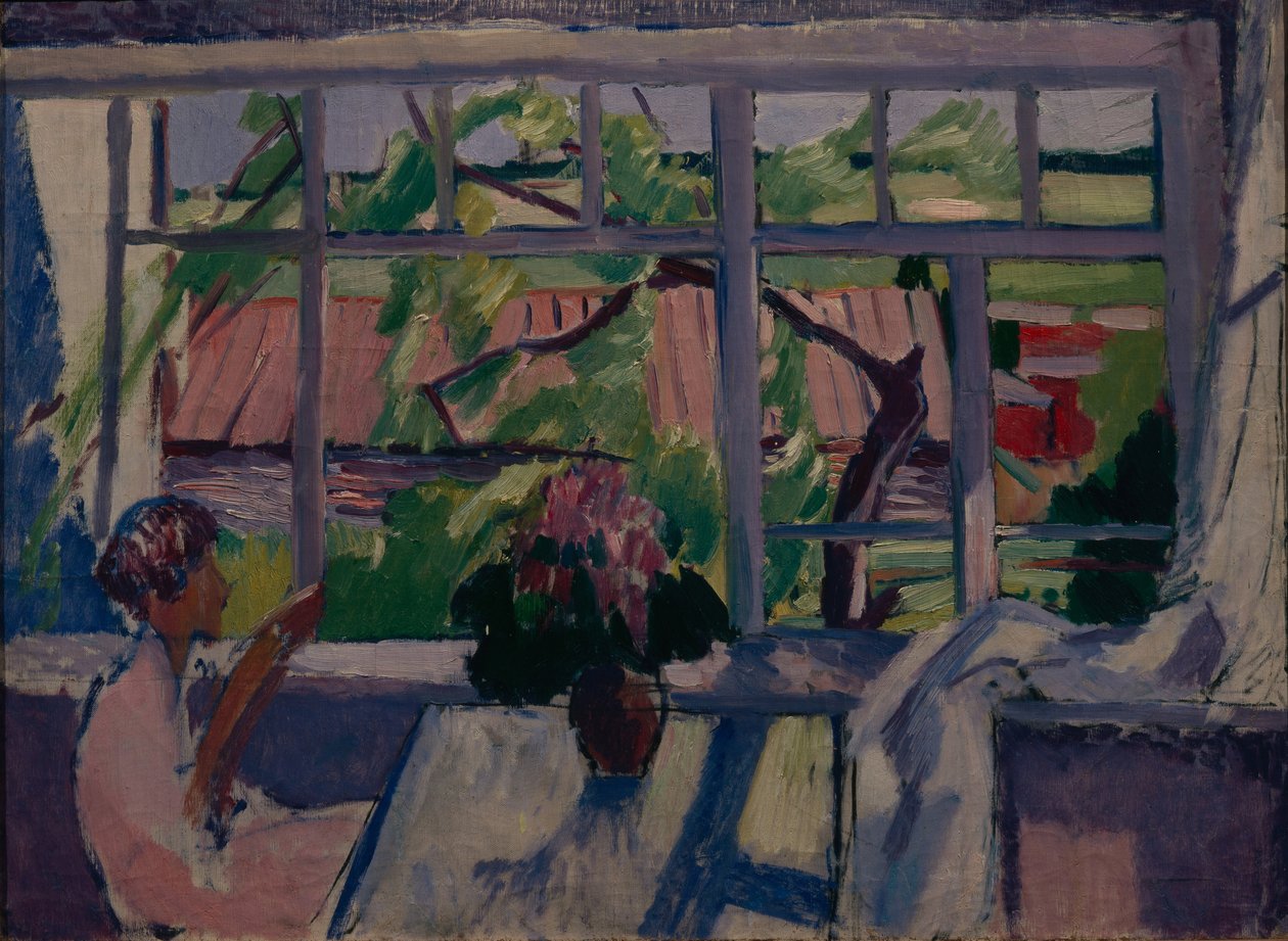 Terassilla, 1929 tekijältä Konstantin Nikolayevich Istomin