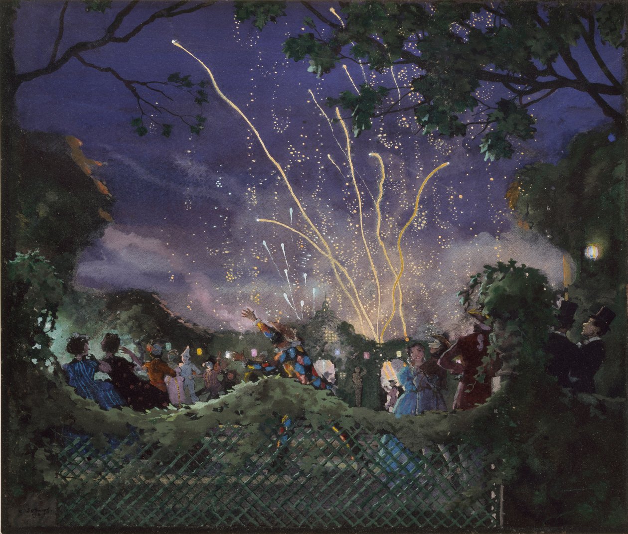 Ilotulitus, 1929 tekijältä Konstantin Somov