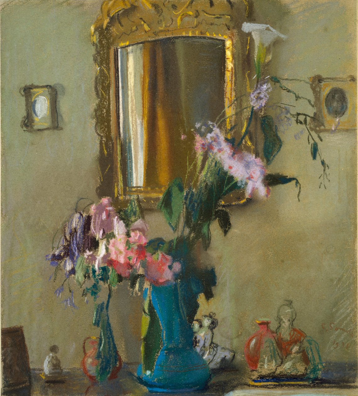 Asetelma: Sisustus, 1931 tekijältä Konstantin Somov