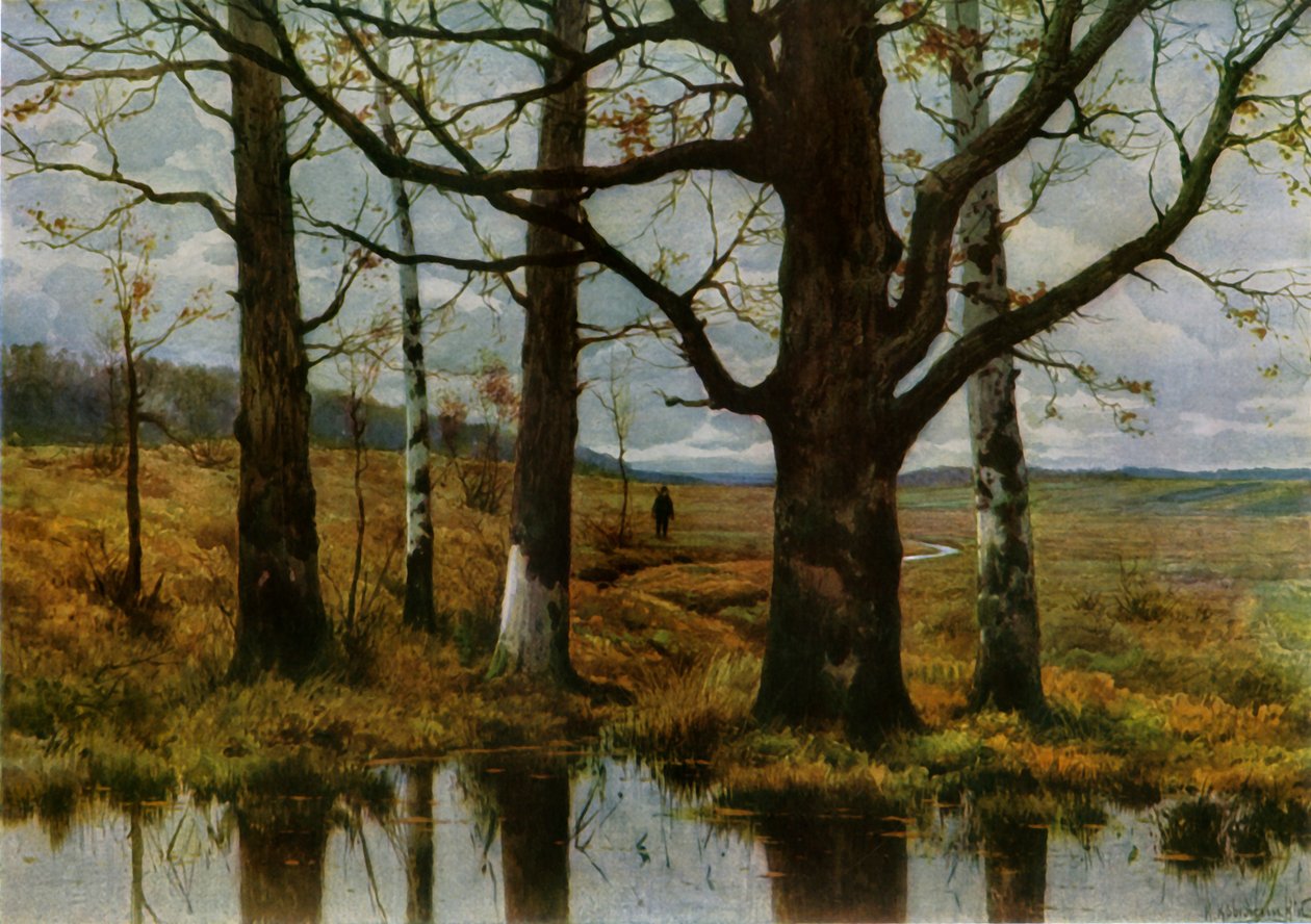 Syksyinen maisema, c1908, 1965. tekijältä Konstantin Yakovlevich Kryzhitsky