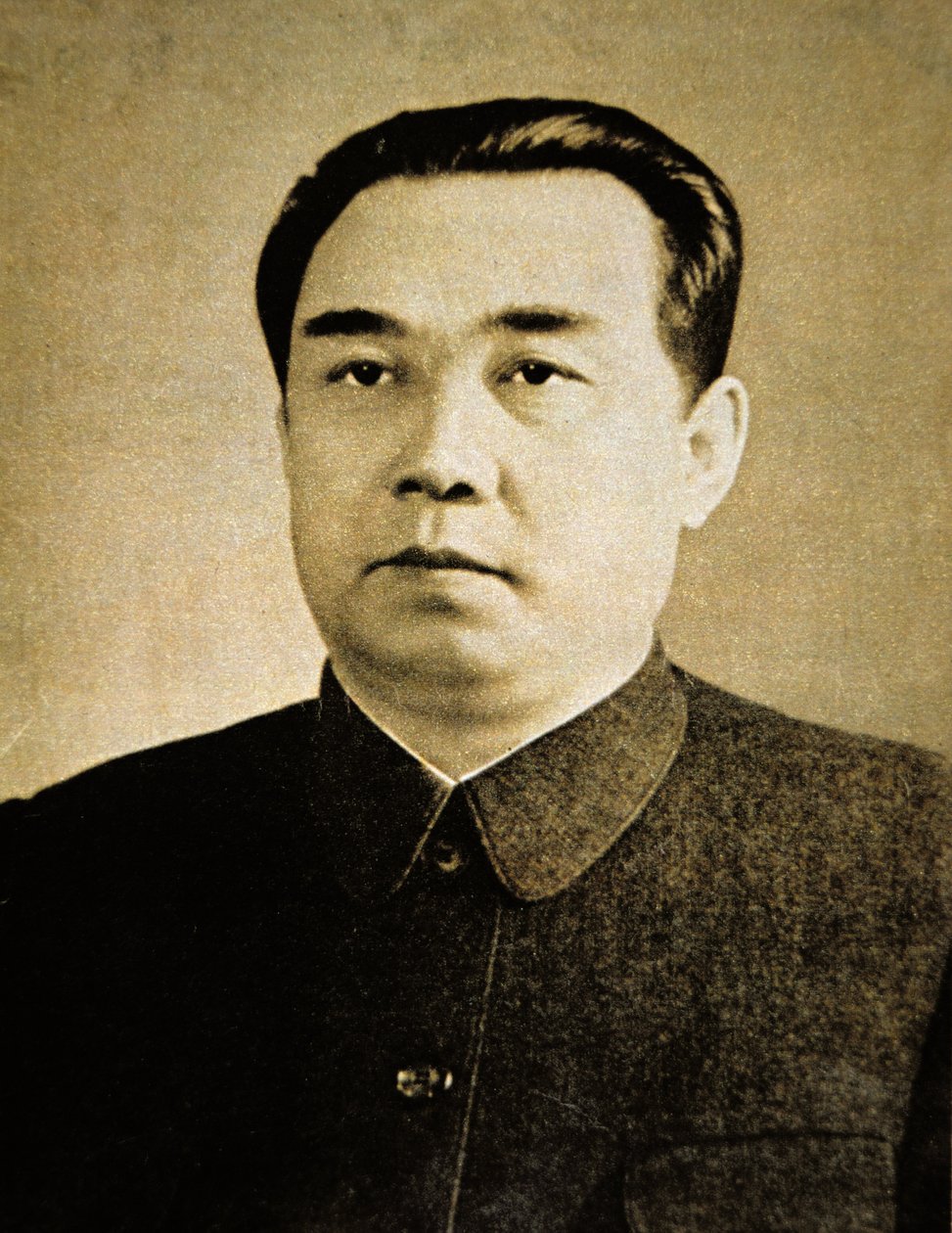 Kim Il Sung (fotografia em preto e branco) finlandês tekijältä Korean Photographer