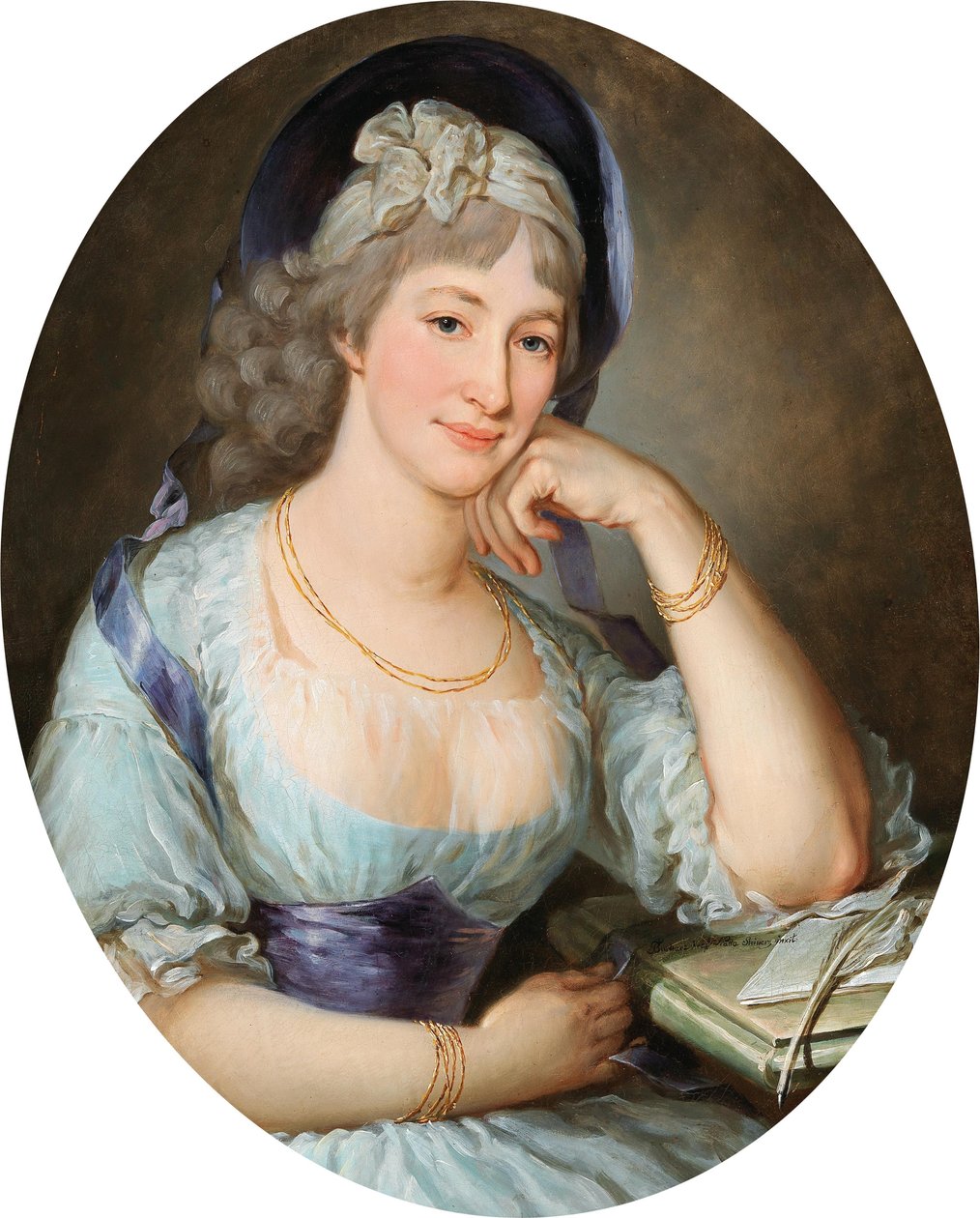 Kreivitär Maria Ernestine Gräfin Esterházy-Starhembergin muotokuva 1754-1813, 1770-luvun alku. tekijältä Krafft