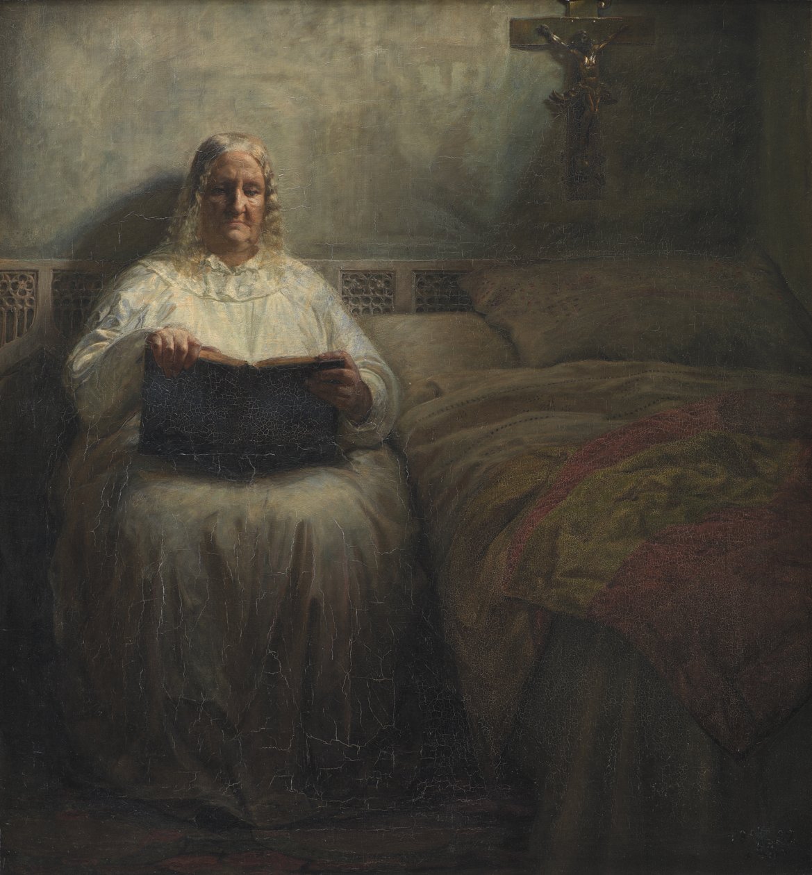 Leonora Christina Maribon luostarissa tekijältä Kristian Zahrtmann
