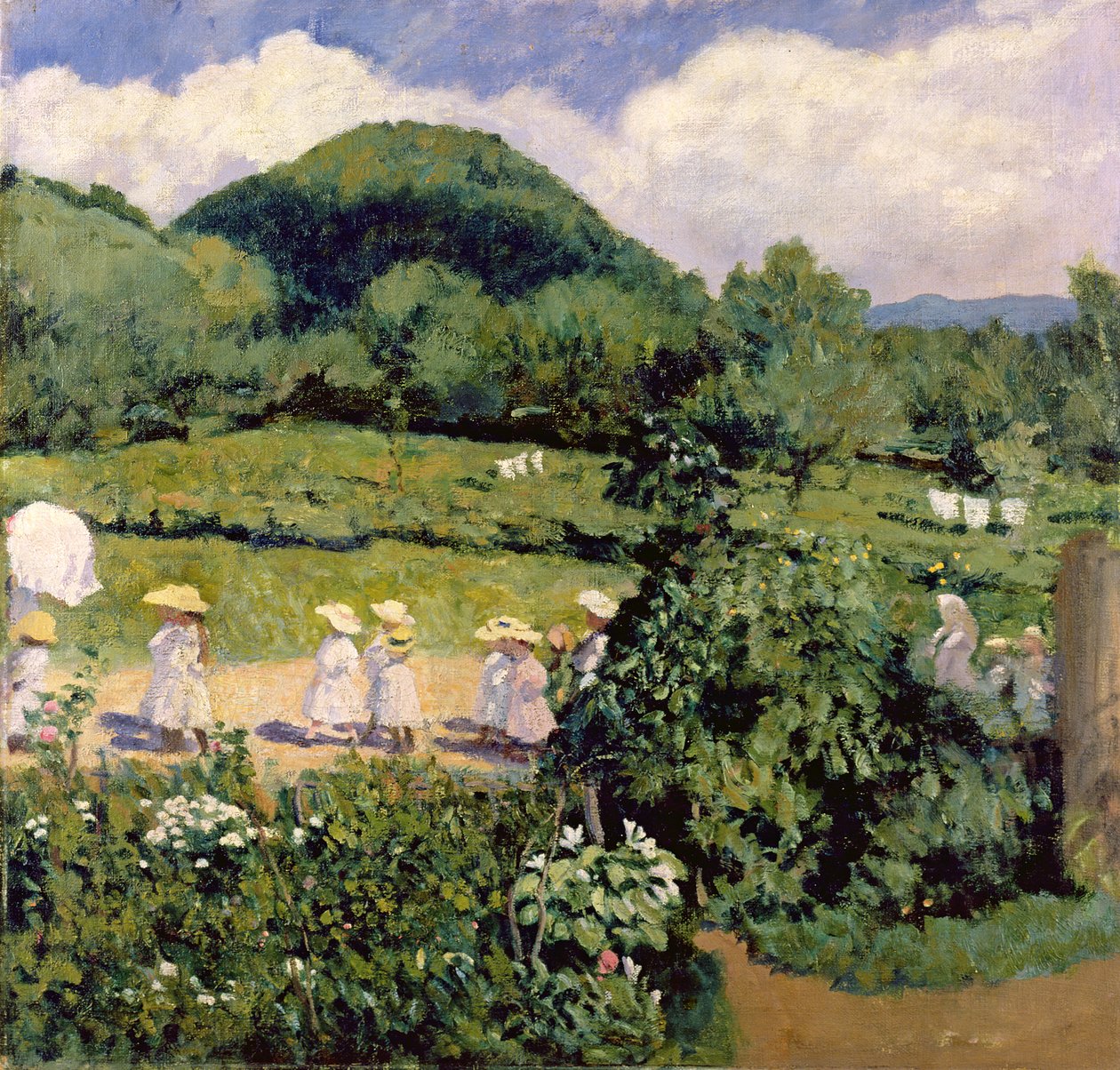 Piknik toukokuussa, kesäpäivänä 1906 tekijältä Károly Ferenczy