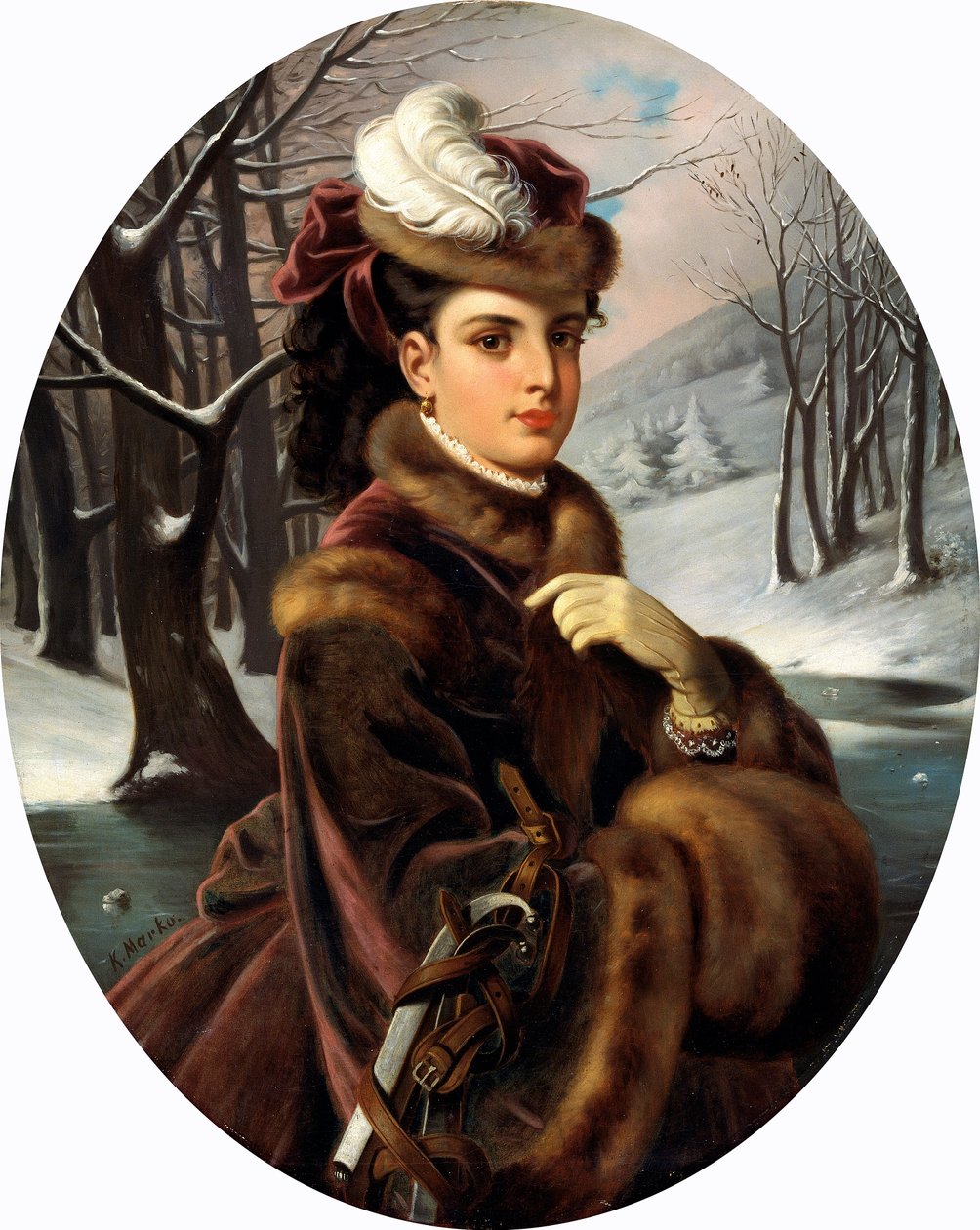 "Adelina Patti", 1843-1919, 1873-75 tekijältä Károly Markó the Younger