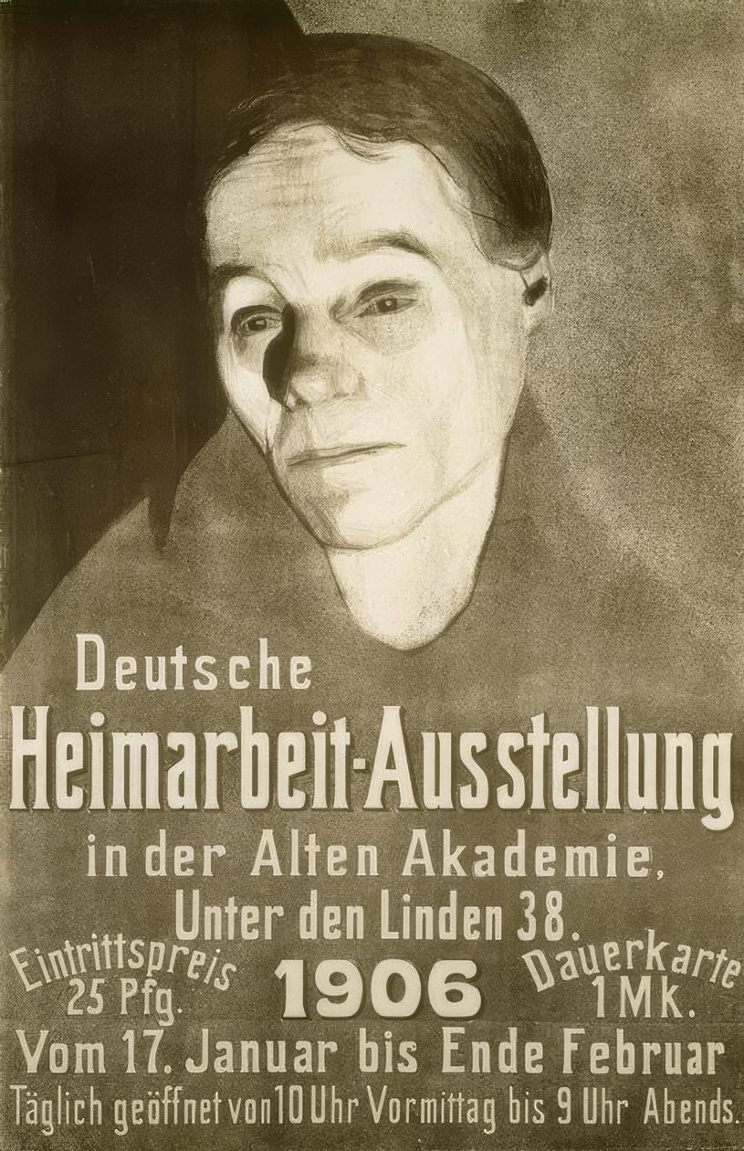 Deutsche Heimarbeit-Ausstellung in der Alten Akademie, Unte tekijältä Käthe Kollwitz