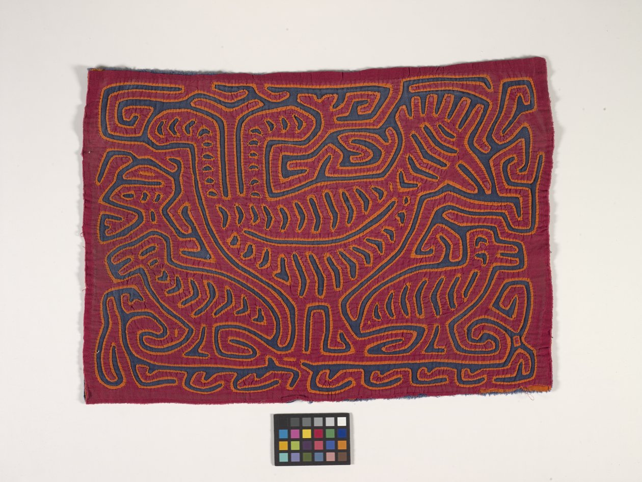 Paitapaneeli (Mola) (kuva) tekijältä Kuna Indian Culture