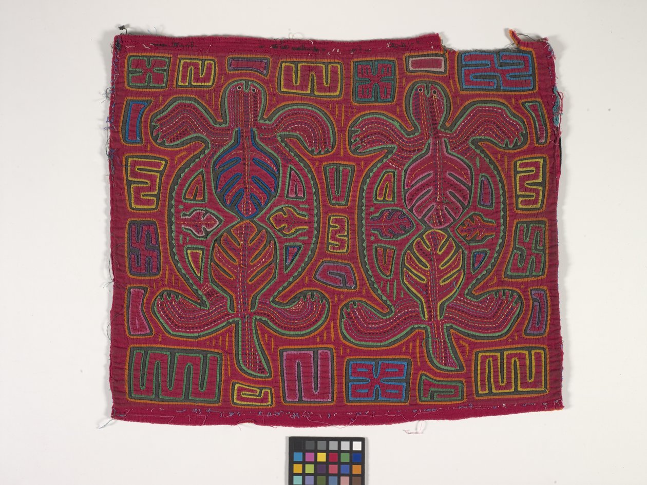 Paitapaneeli (Mola) (kuva) tekijältä Kuna Indian Culture