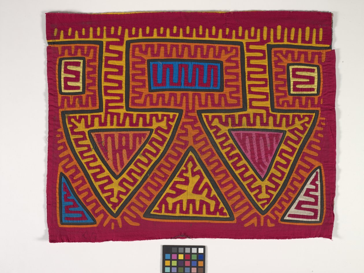 Paitapaneeli (Mola) (kuva) tekijältä Kuna Indian Culture