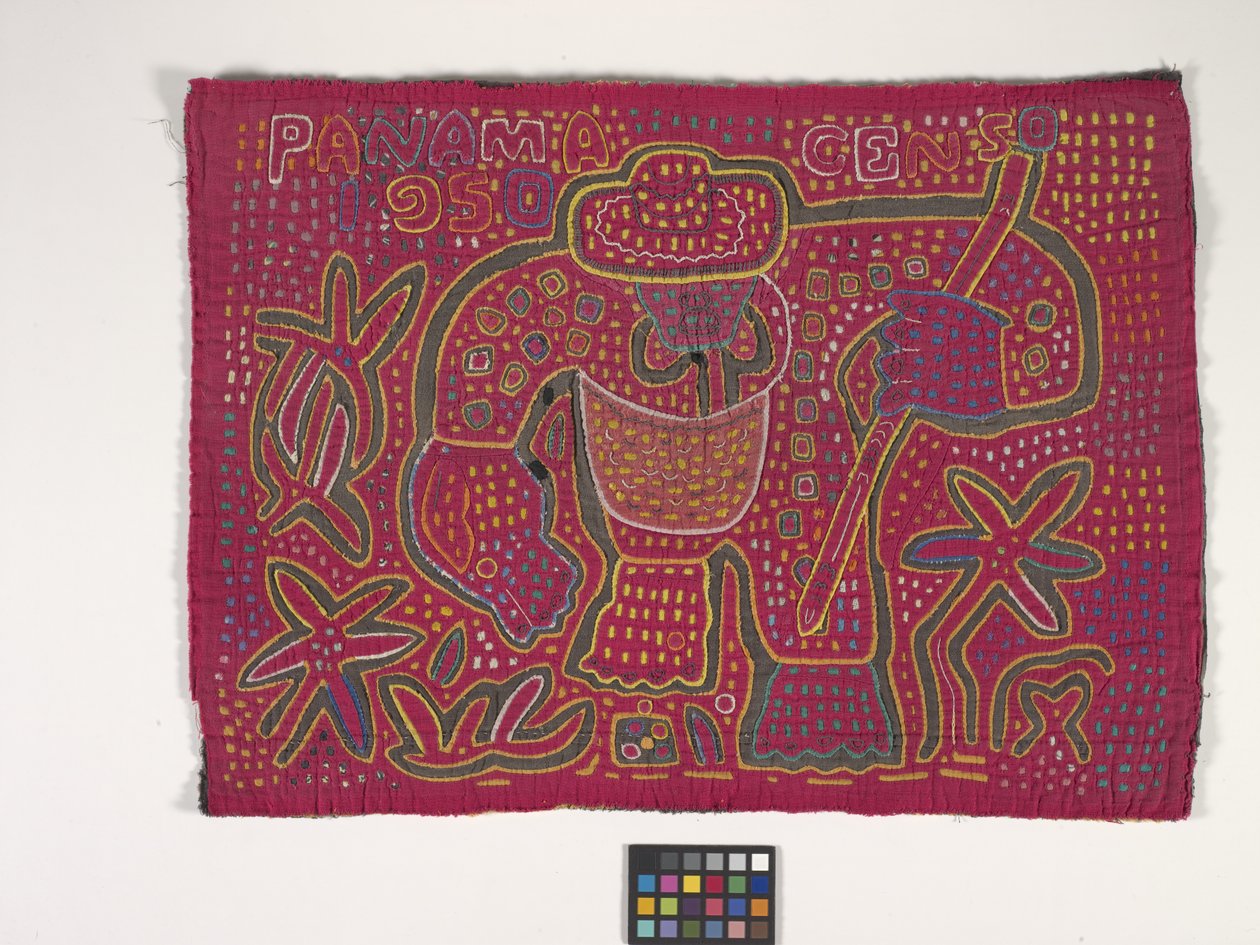 Paitapaneeli (Mola) (kuva) tekijältä Kuna Indian Culture