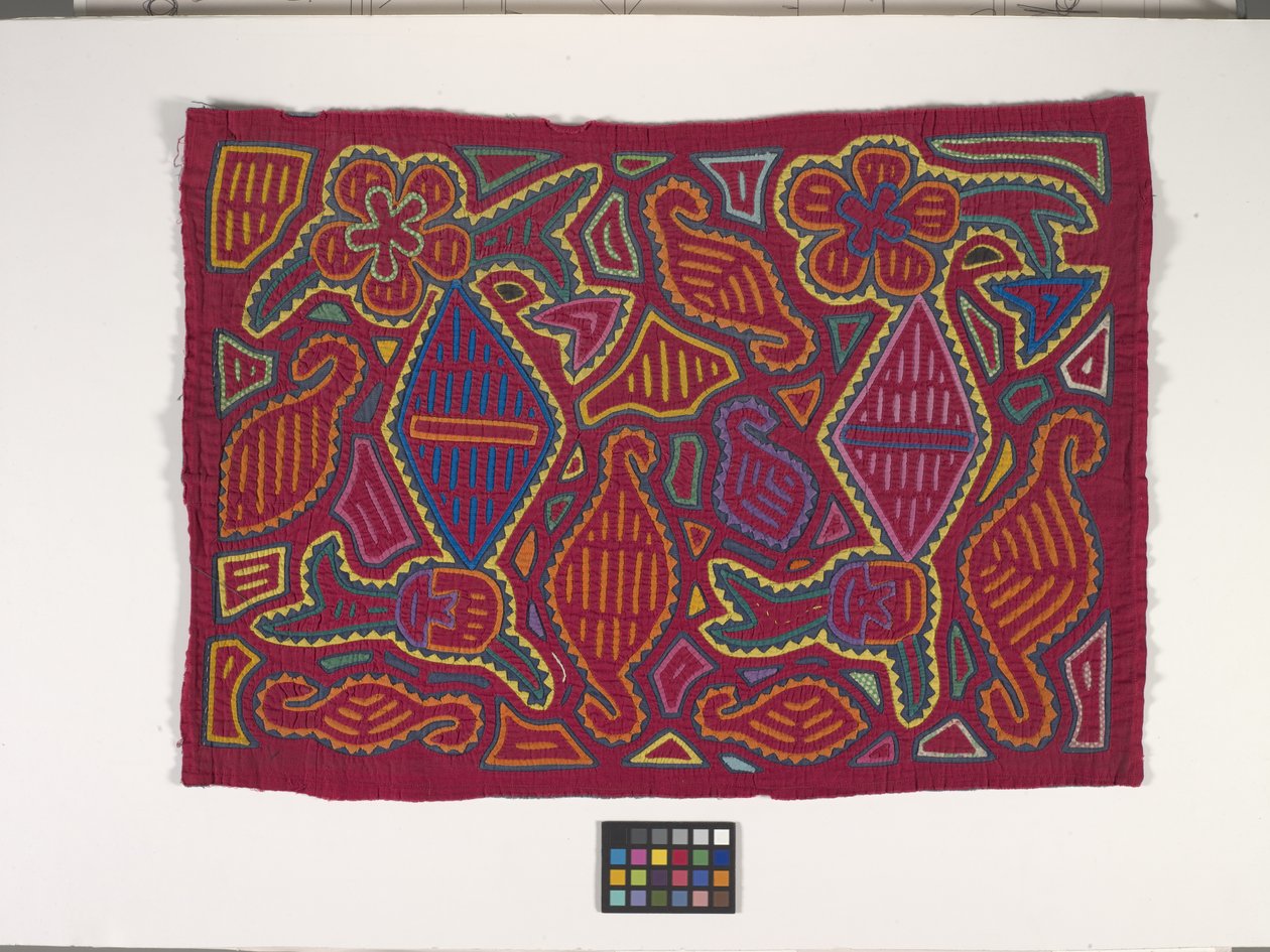 Paitapaneeli (Mola) (kuva) tekijältä Kuna Indian Culture