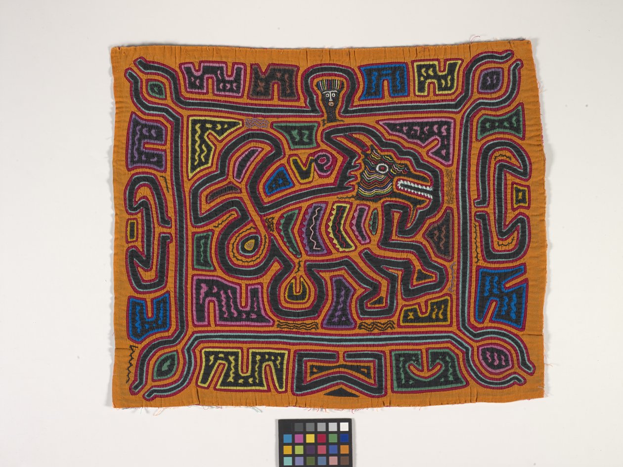 Paitapaneeli (Mola) (kuva) tekijältä Kuna Indian Culture