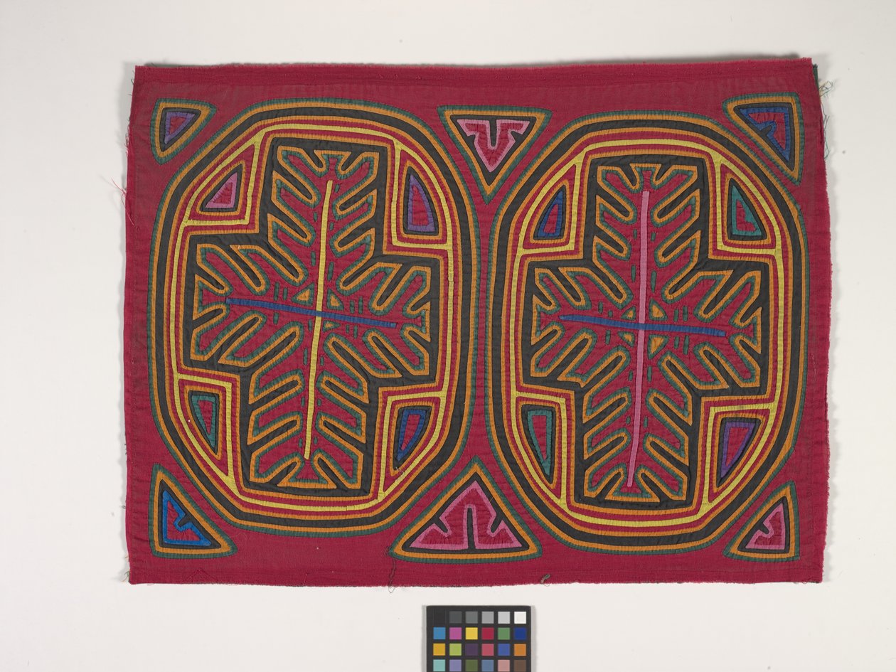 Paitapaneeli (Mola) (kuva) tekijältä Kuna Indian Culture