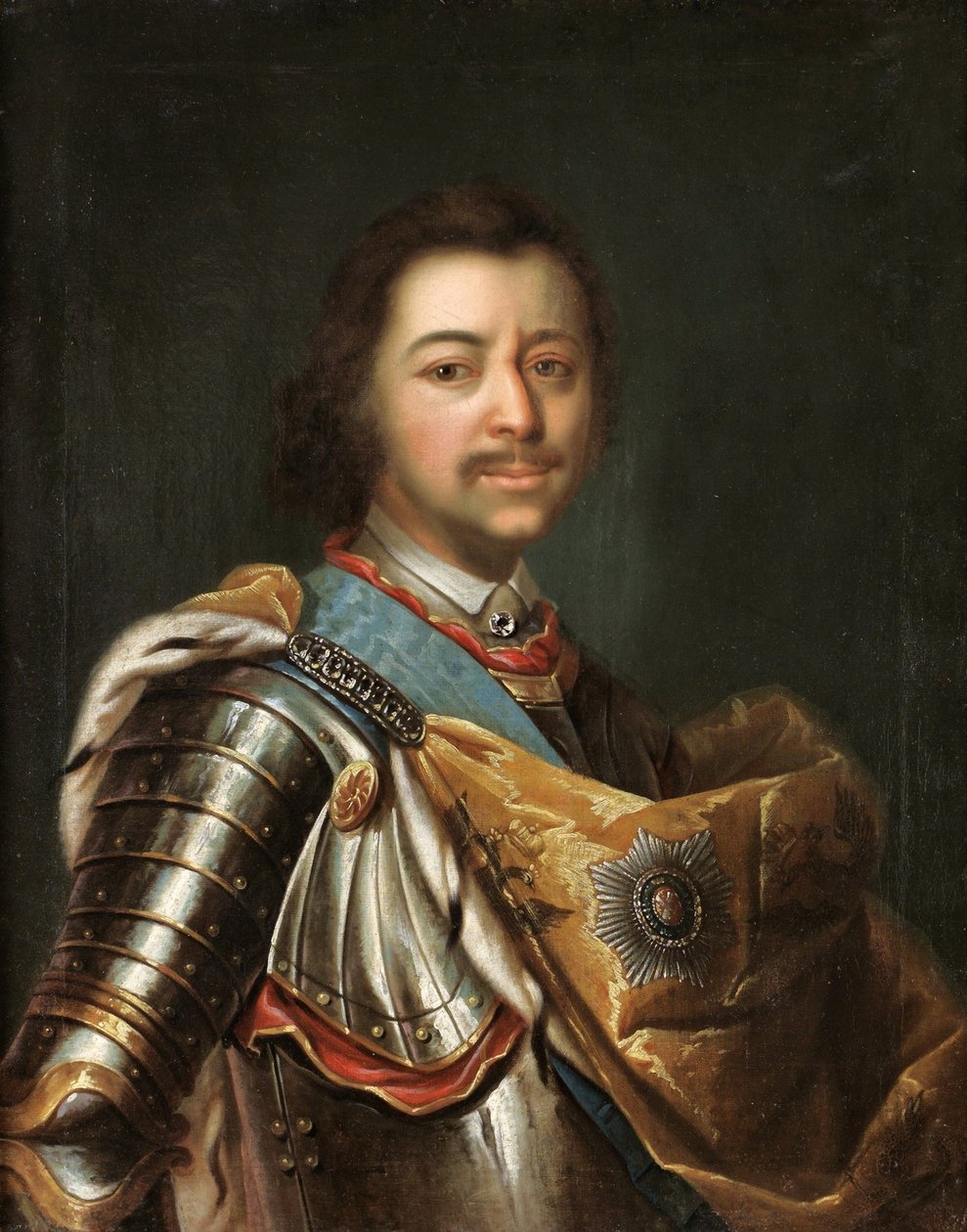 Keisari Pietari I Suuren muotokuva 1672-1725 tekijältä Kupecky