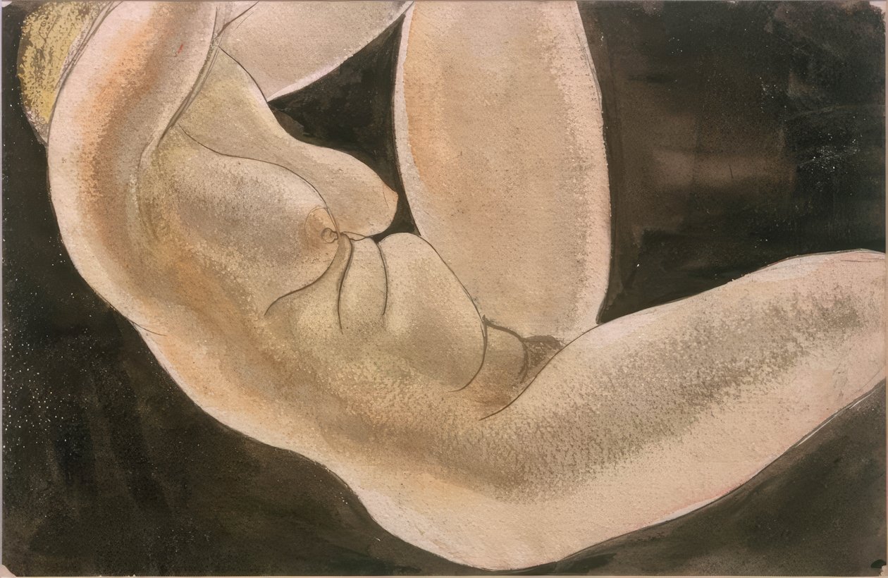 Nainen alasti, jalka koholla tekijältä Kurt Günther