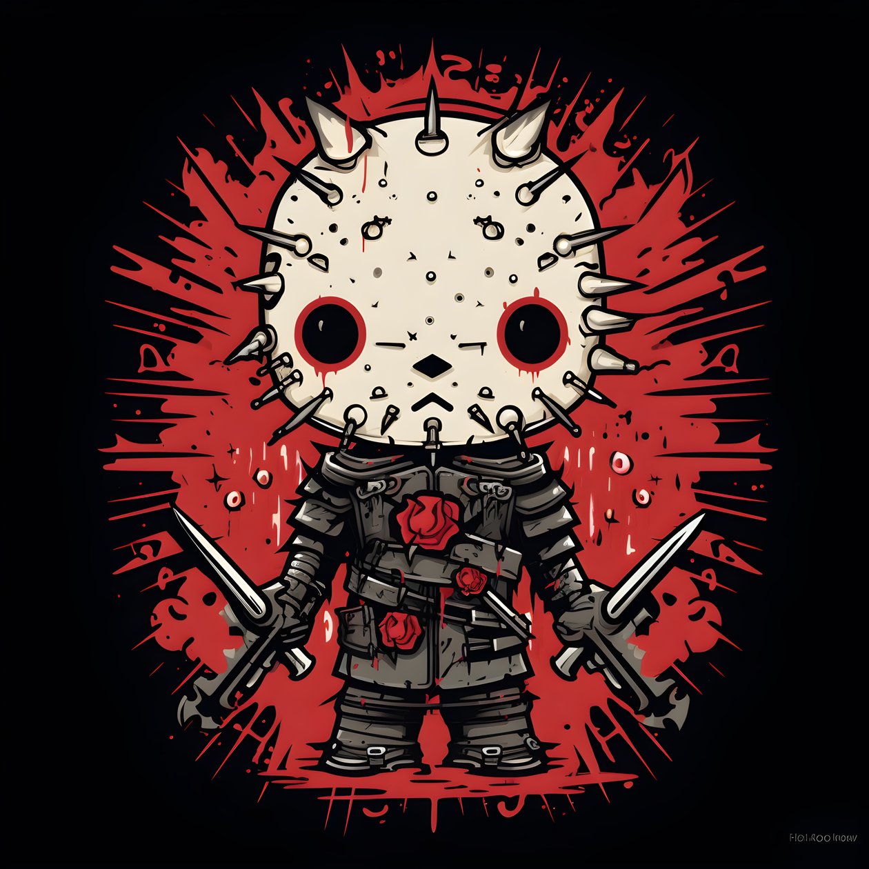 Hello Kitty als Pinhead Shirt Design 1 tekijältä Kurt Heppke
