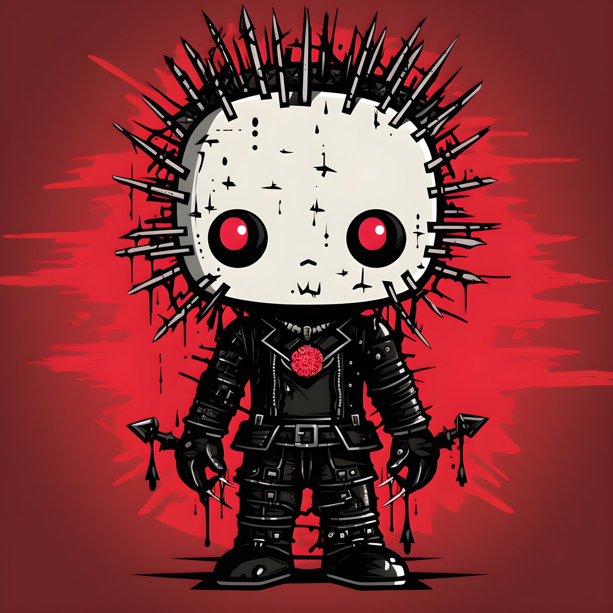 Hello Kitty als Pinhead Shirt Design 4 tekijältä Kurt Heppke