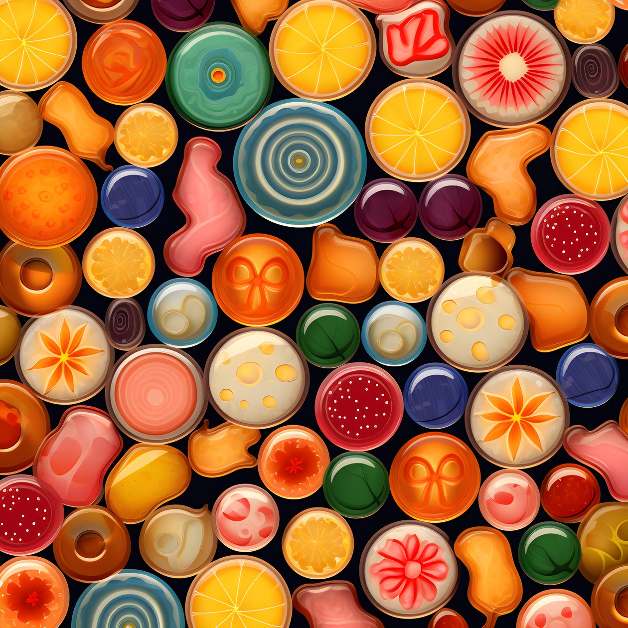 Jelly Candies -kuvio 2 tekijältä Kurt Heppke