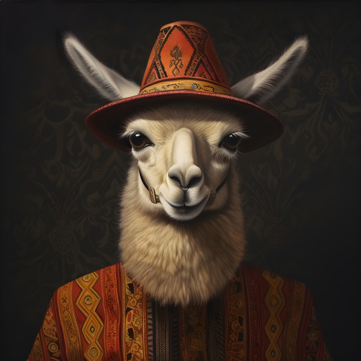 dalai-lama cowboyhatussa 1 tekijältä Kurt Heppke